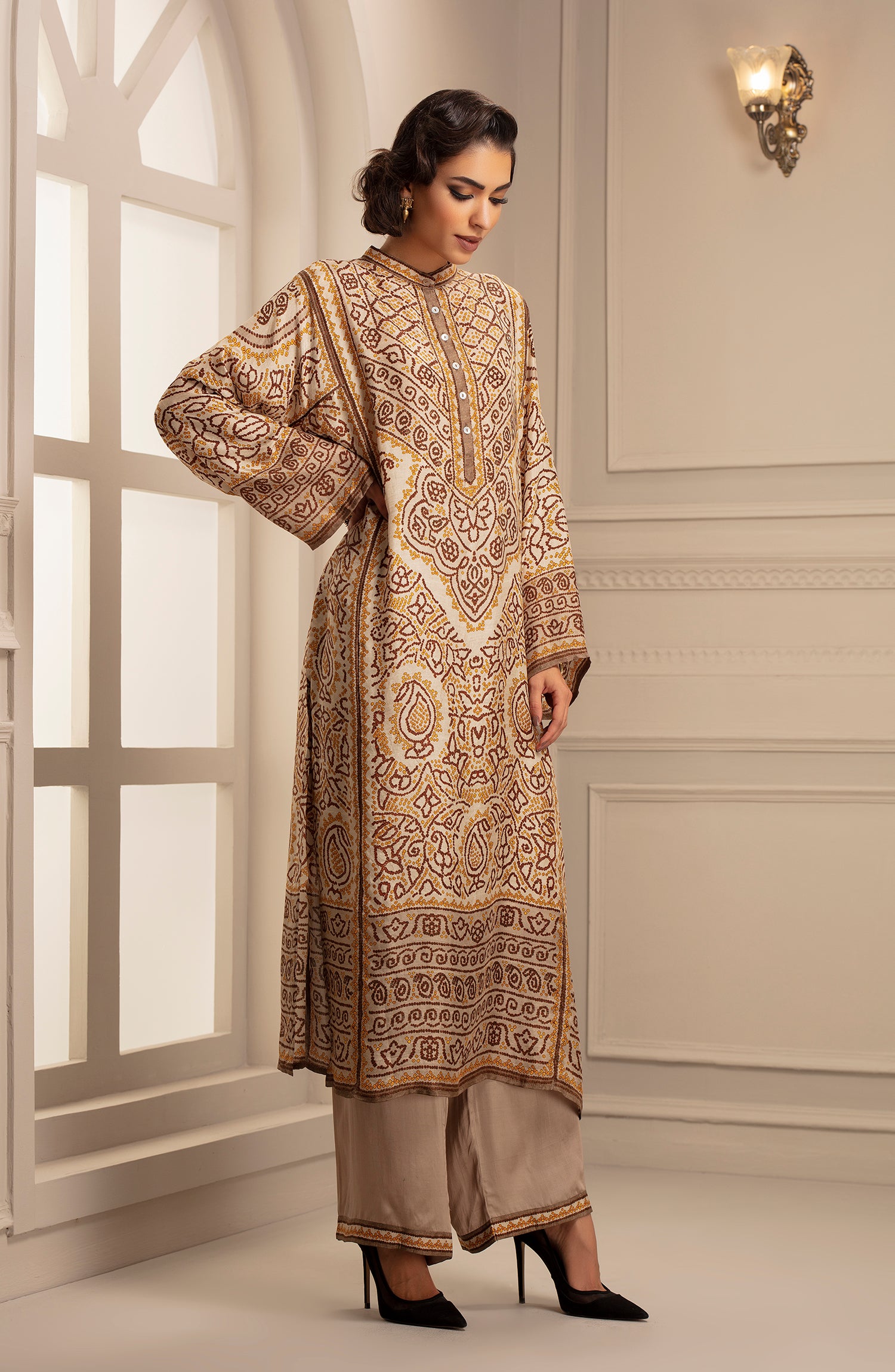 Bandhej : Ghazala Ivory + Paloma