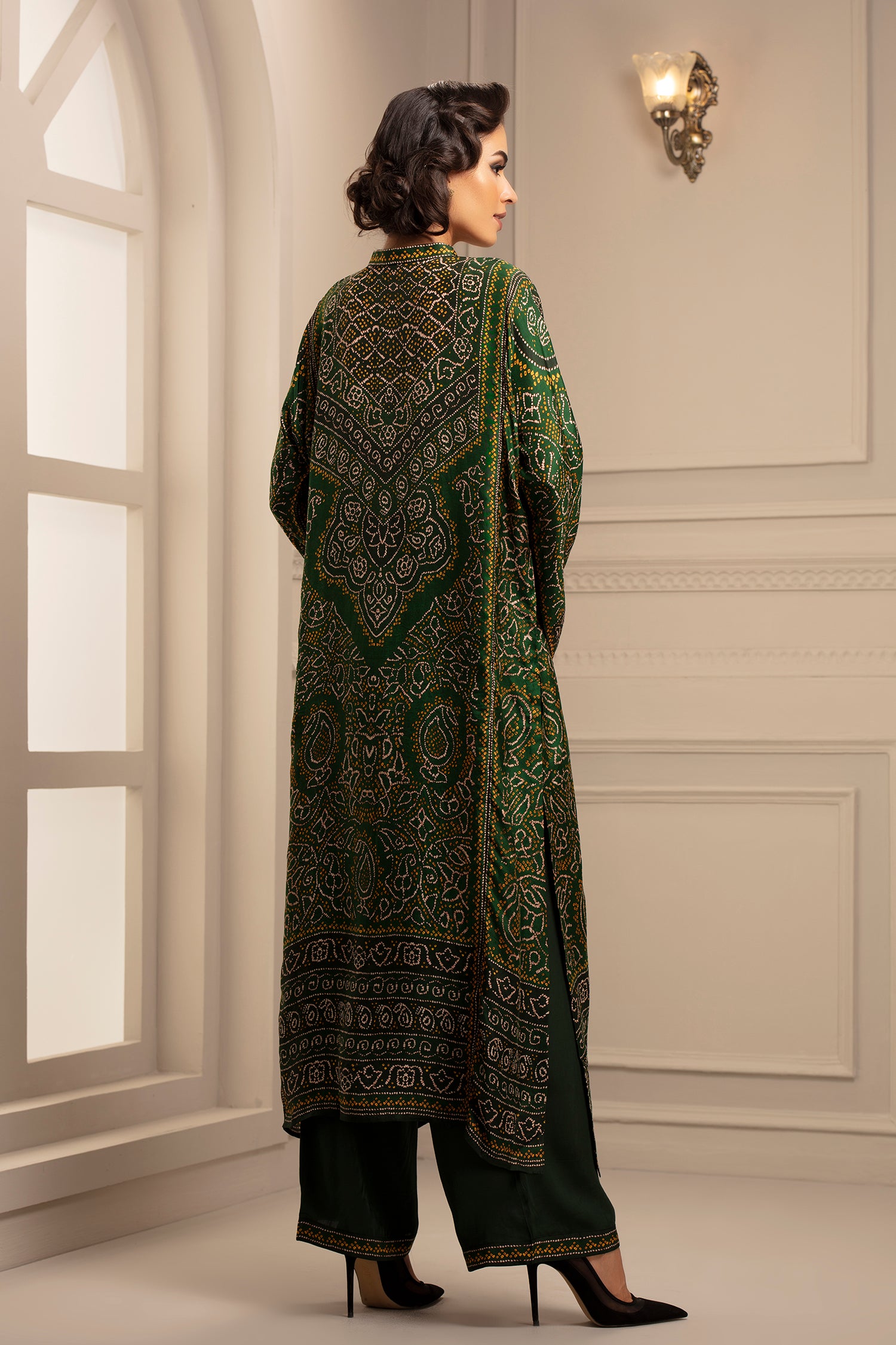 Bandhej : Ghazala Emerald + Paloma