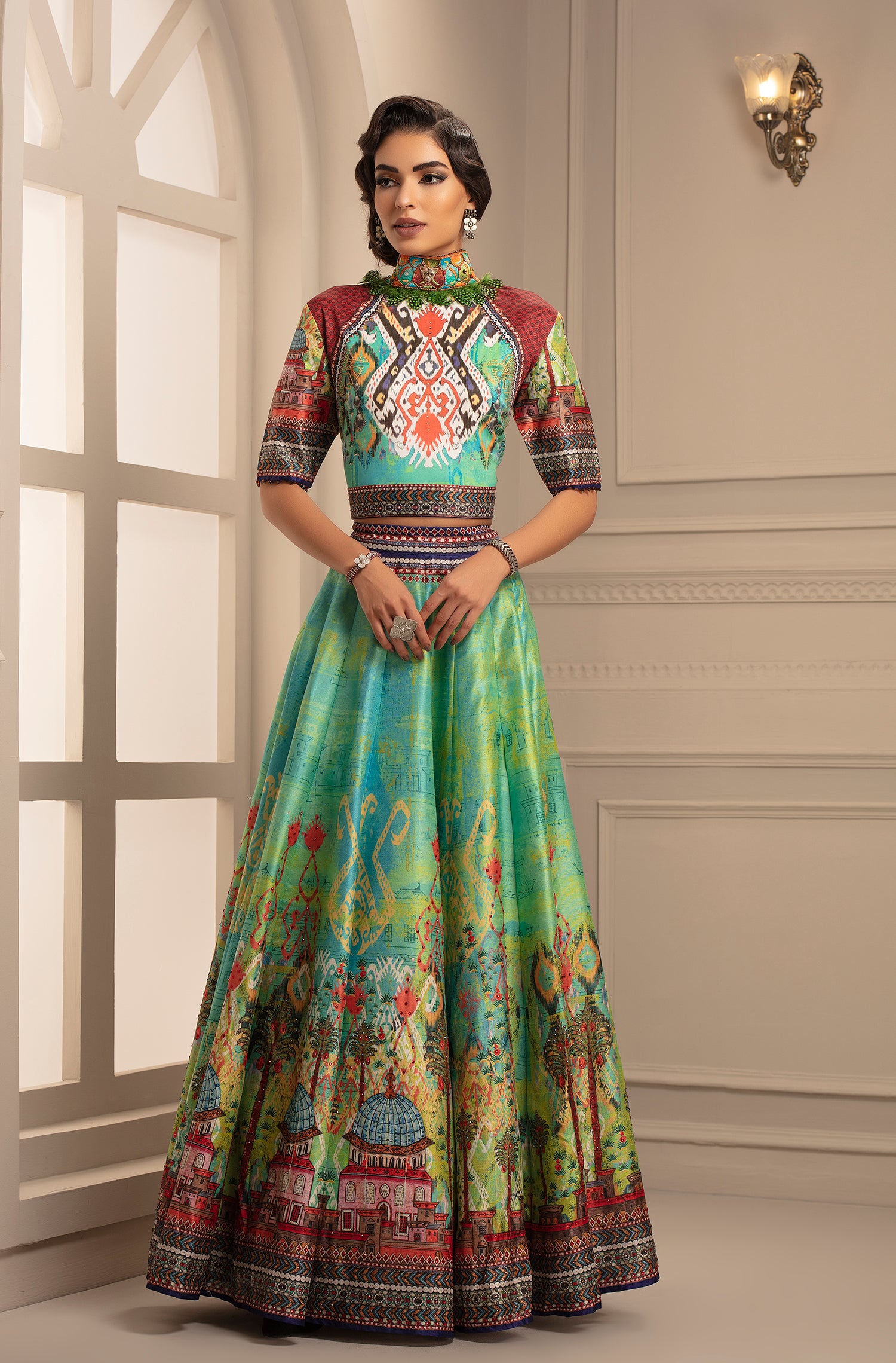 Istanbul Leela : Lime/Turq