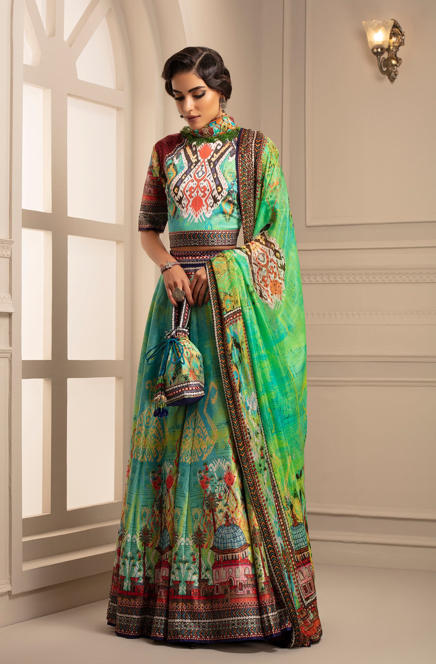 Istanbul Leela : Lime/Turq