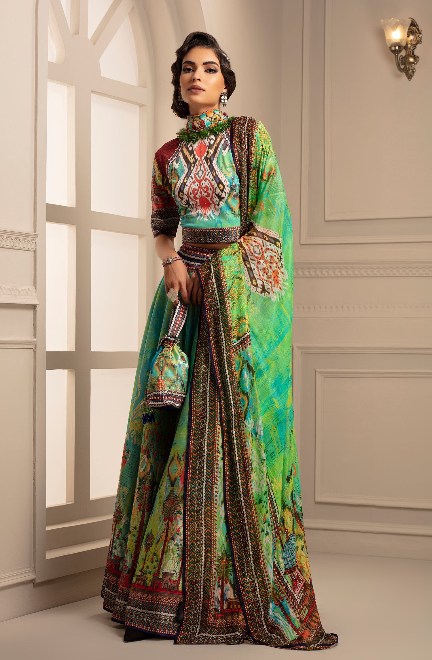 Istanbul Leela : Lime/Turq