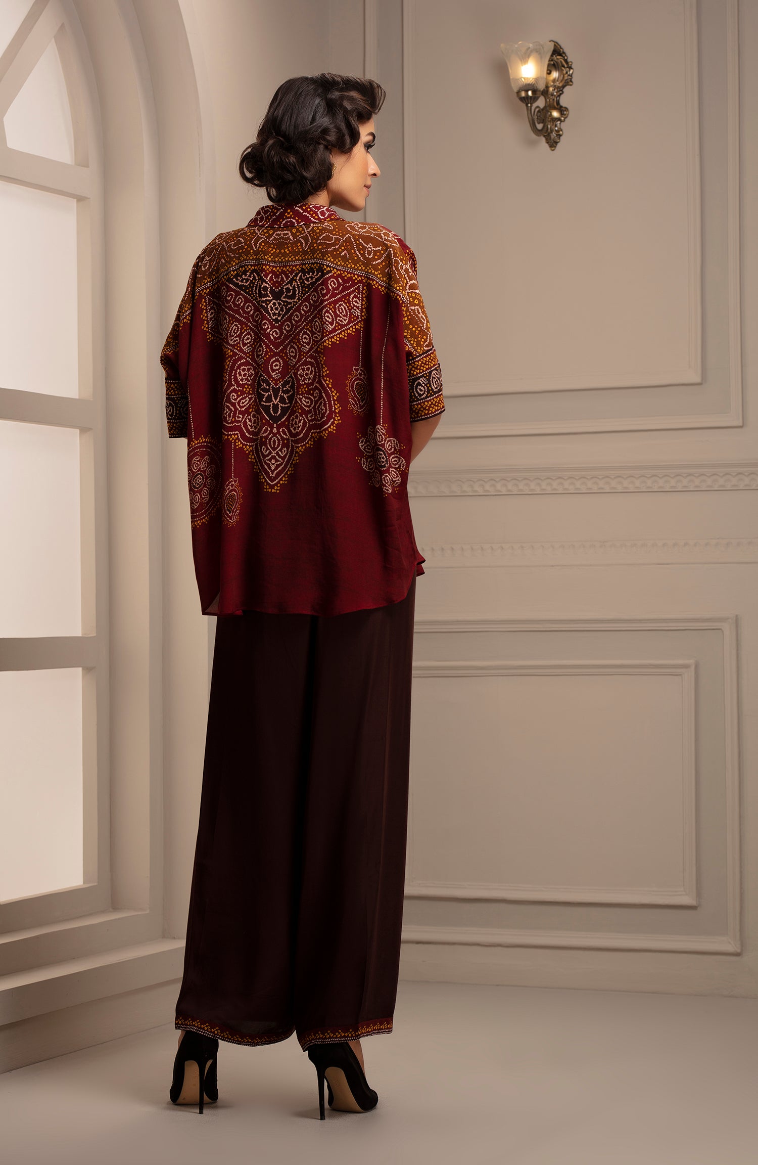 Bandhej : Nalini Red + Paloma