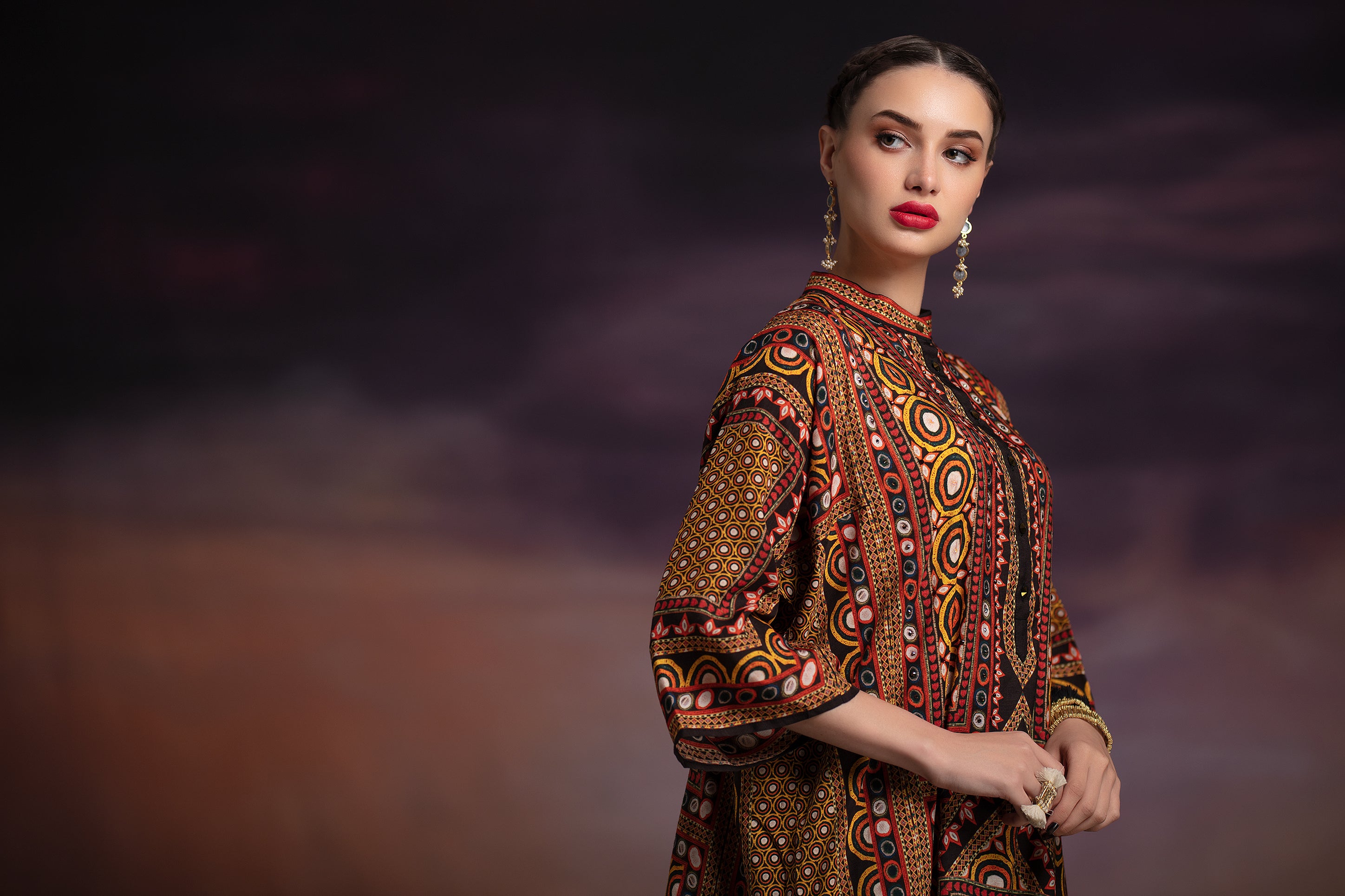 Kastoor : Ghazala (Black/Multi)