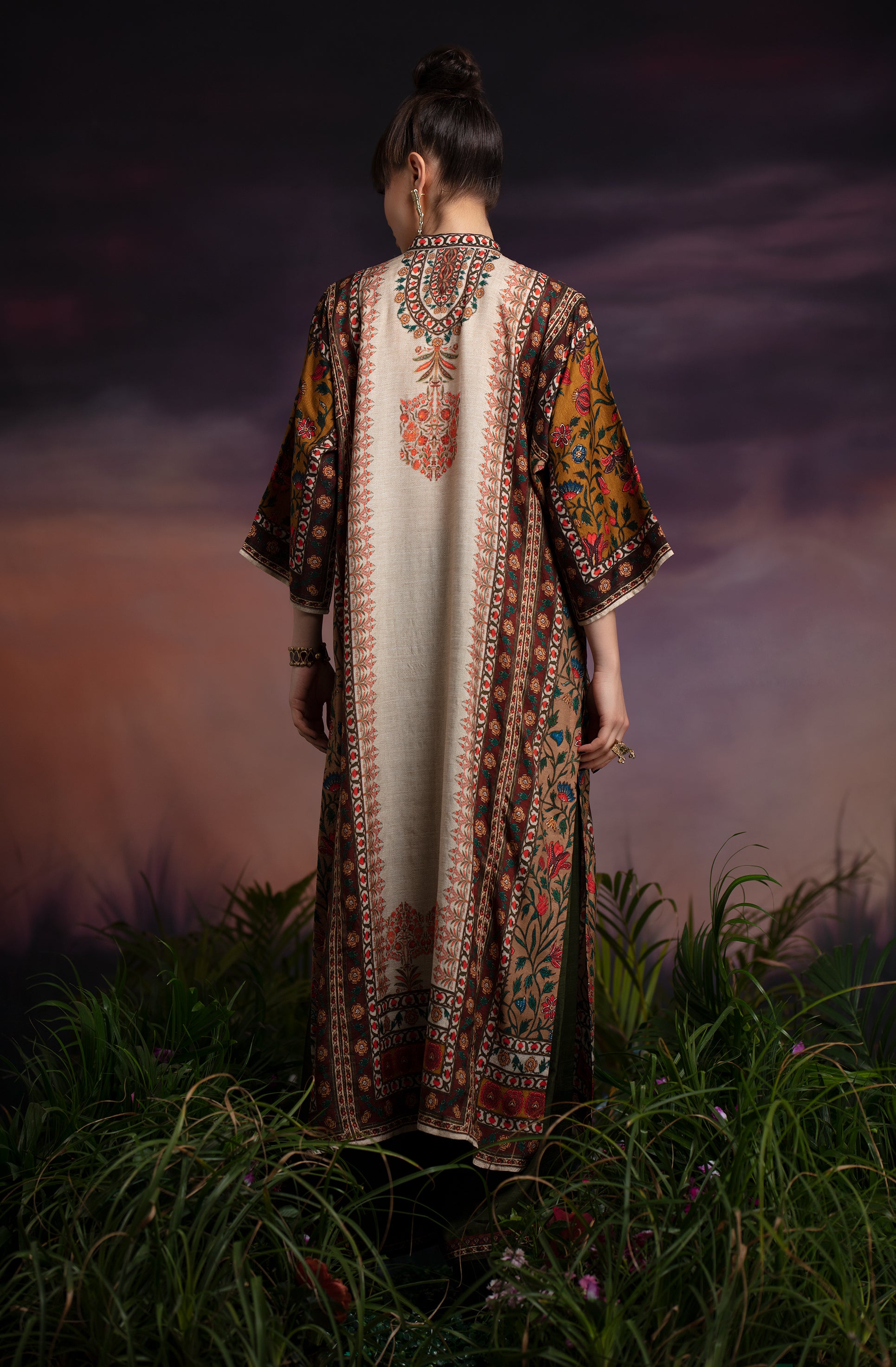 Calico Ghazala : Ivory