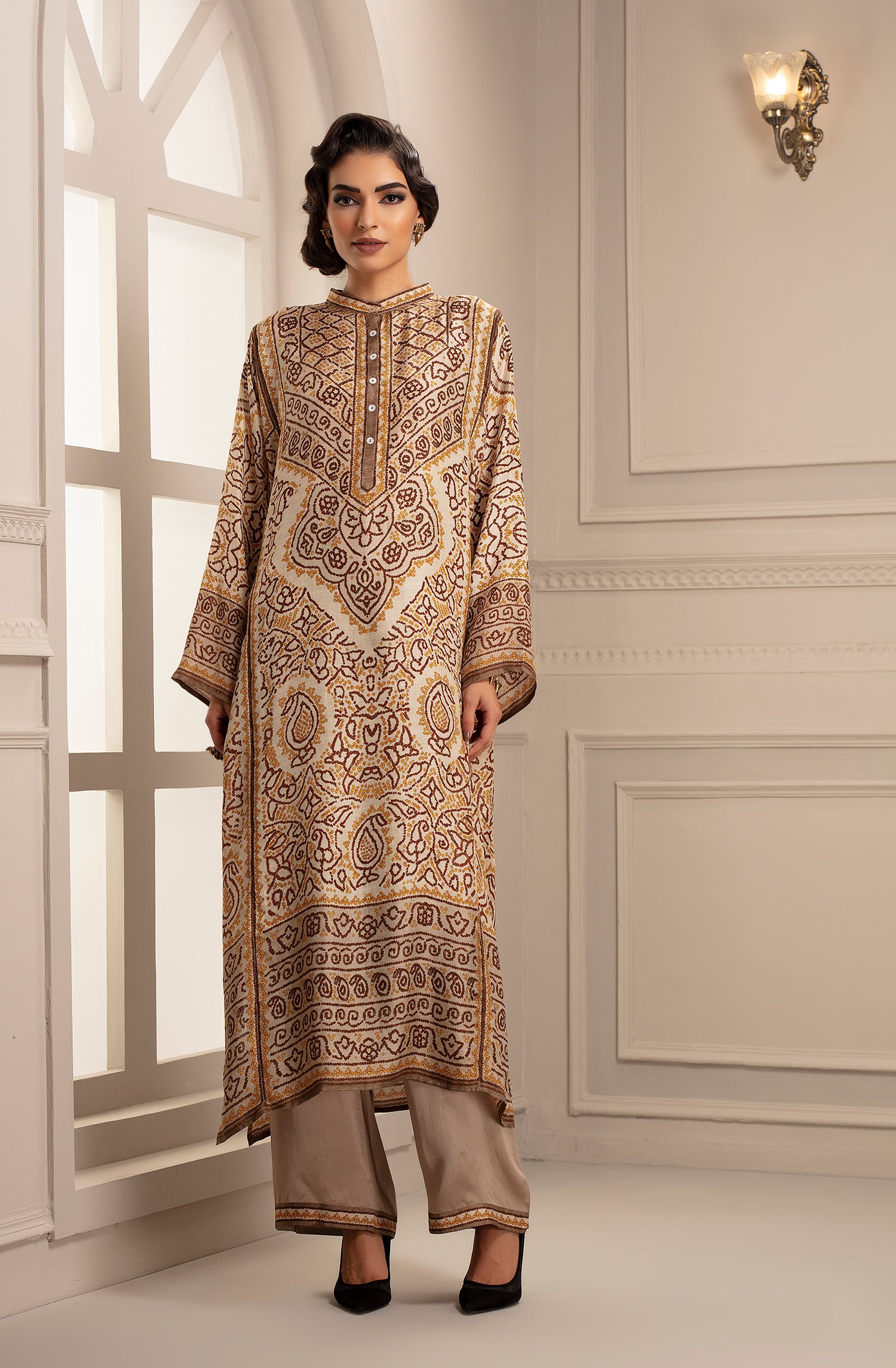 Bandhej : Ghazala Ivory + Paloma