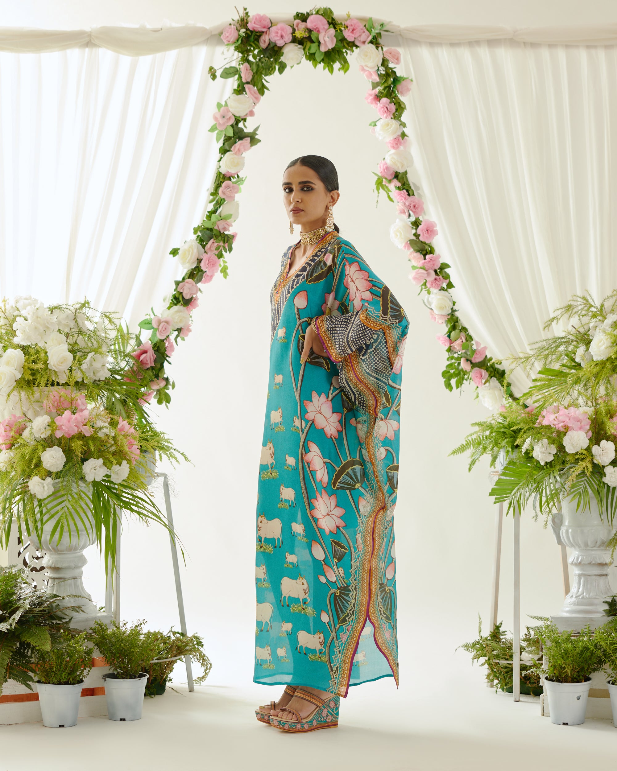 Vrindavan : Verusha - Turquoise