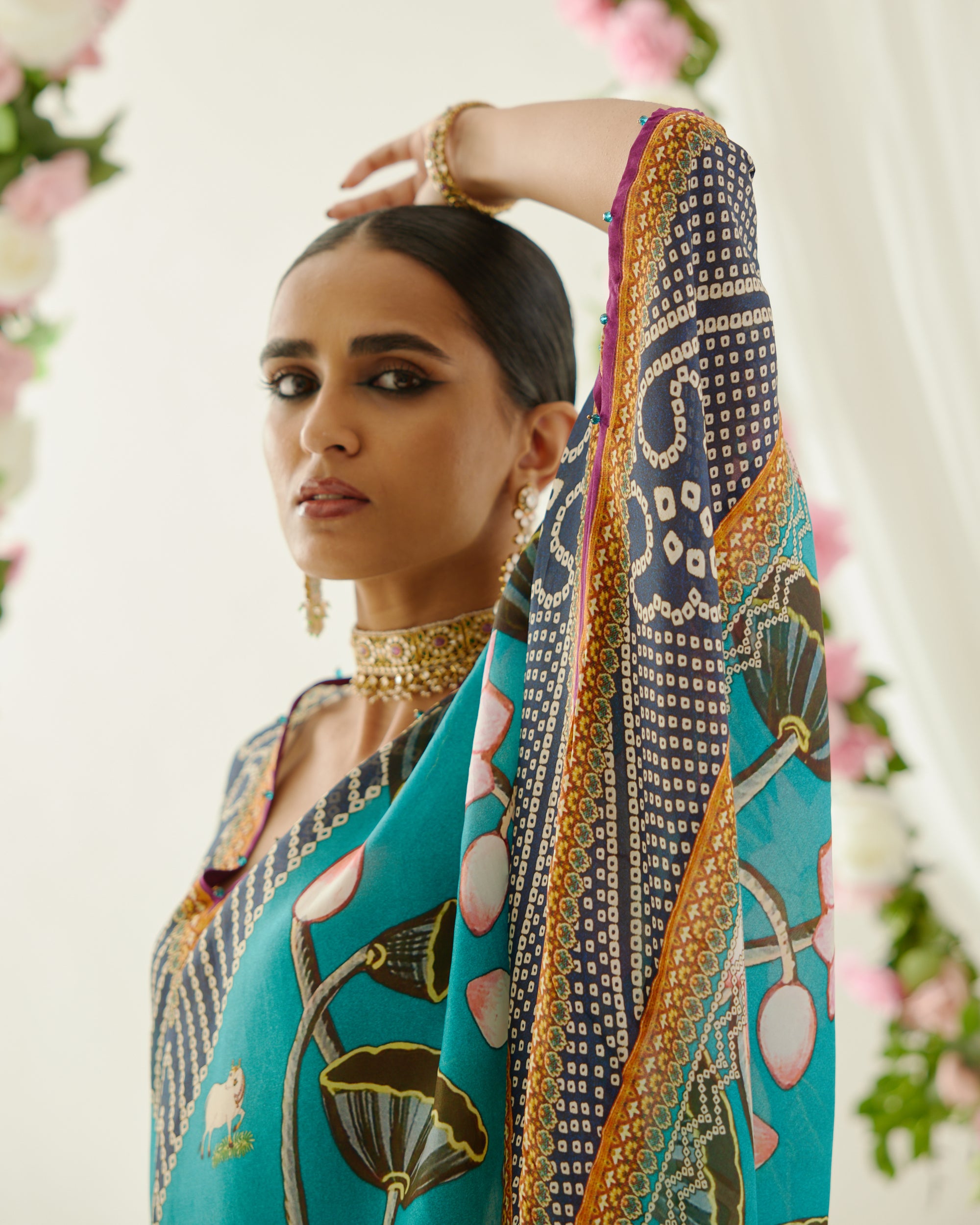 Vrindavan : Verusha - Turquoise