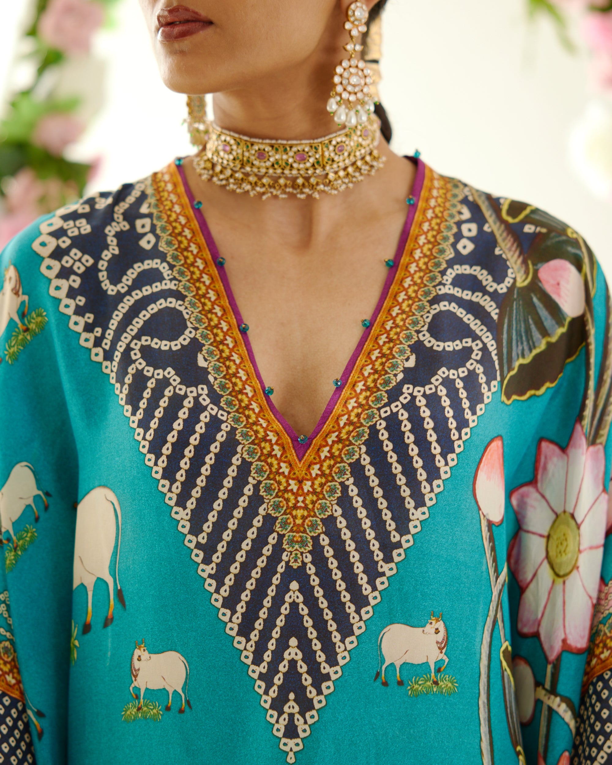Vrindavan : Verusha - Turquoise