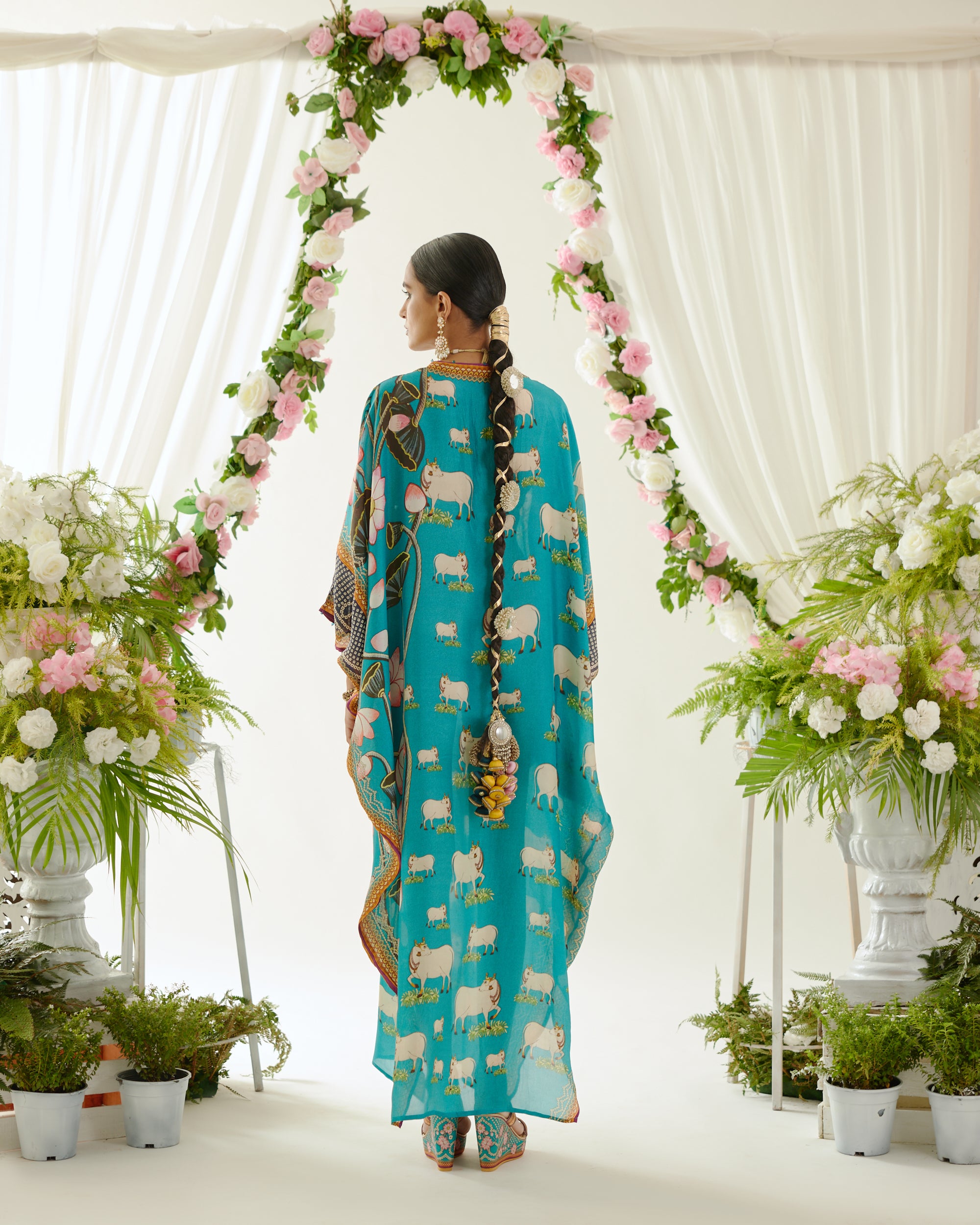 Vrindavan : Verusha - Turquoise