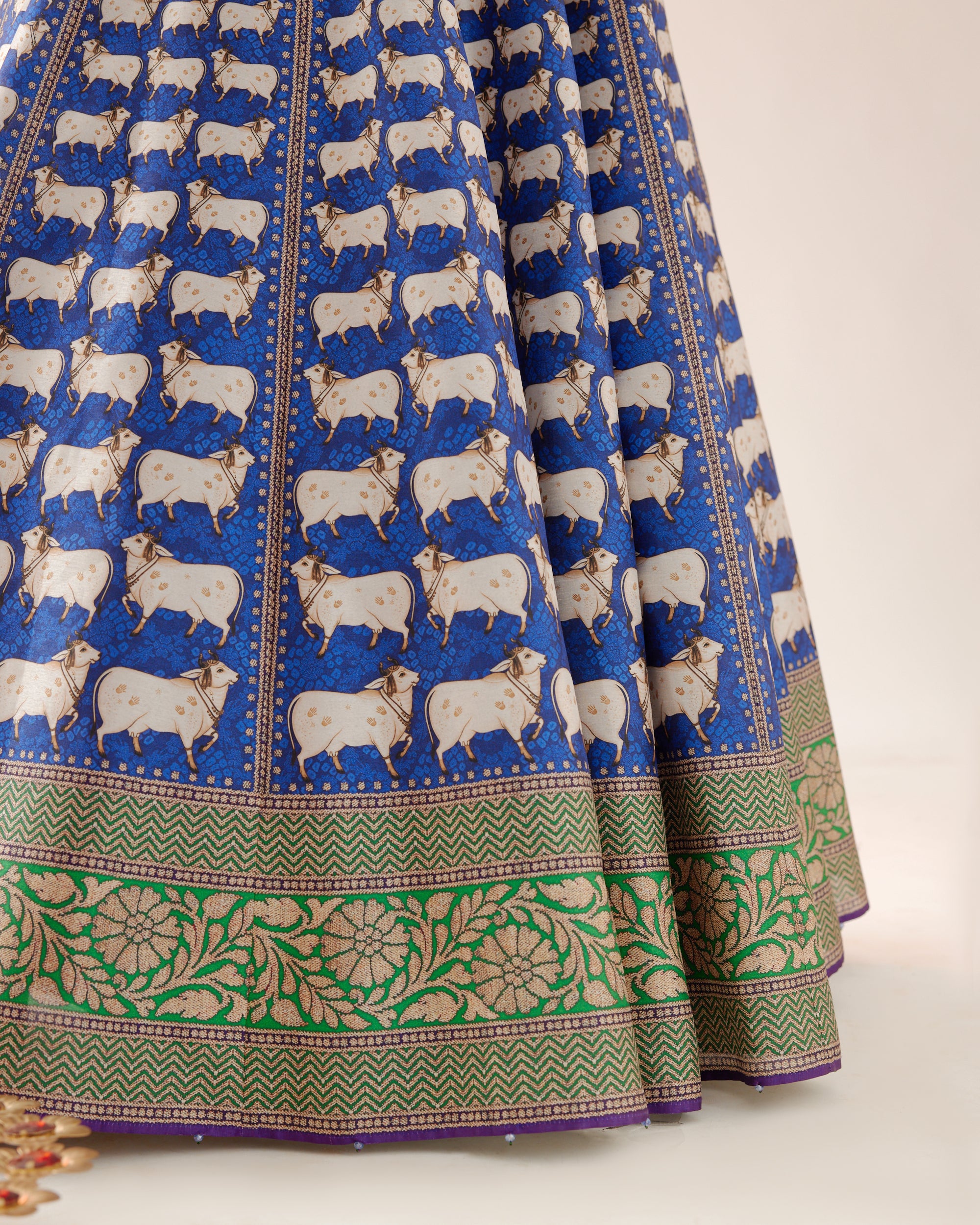 Vrindavan : Diksha Leela - Green/Blue