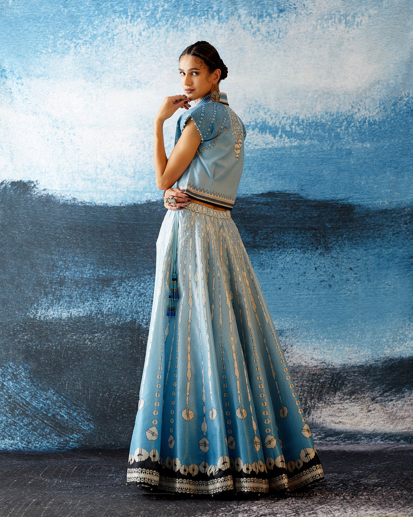 Bikaner : Nia Leela - Powder Blue