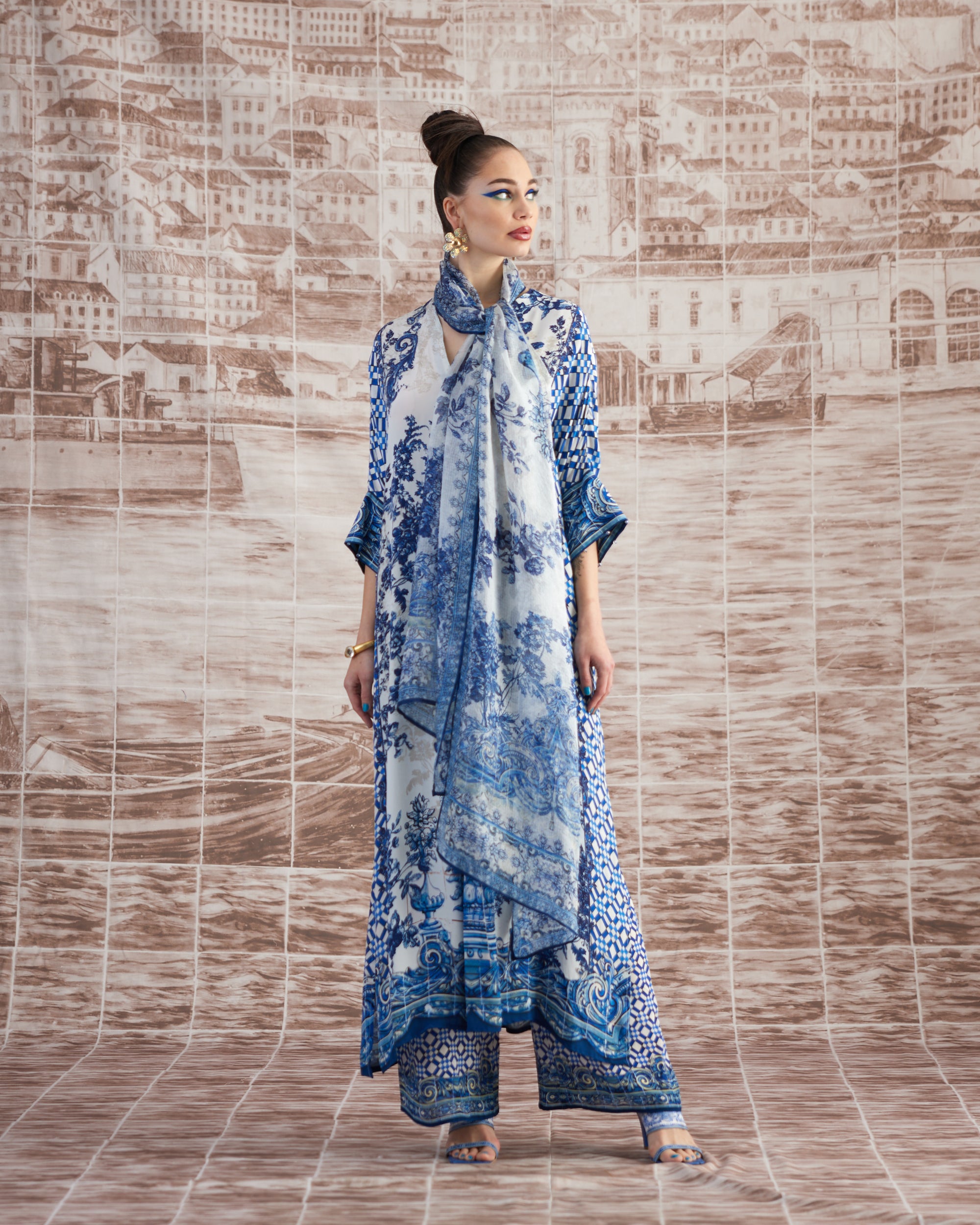 Love in Portofino (Portugal) : Banera - Blue/White