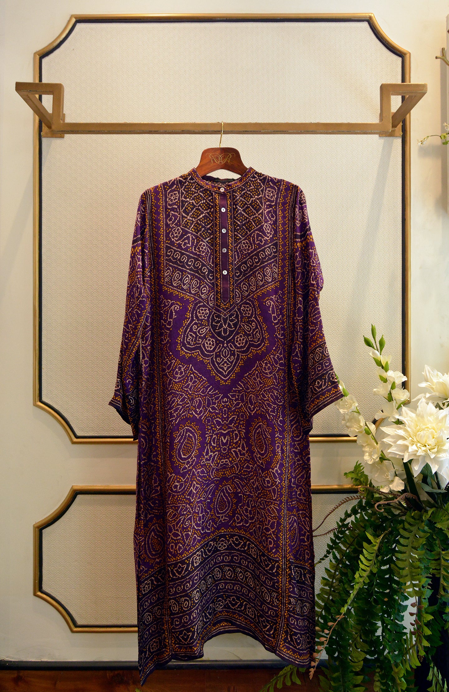 Bandhej : Ghazala Purple