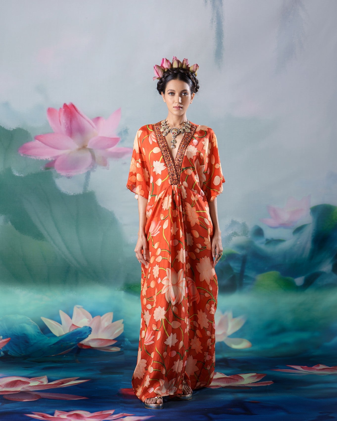 Pichwai : Kusum - Rust