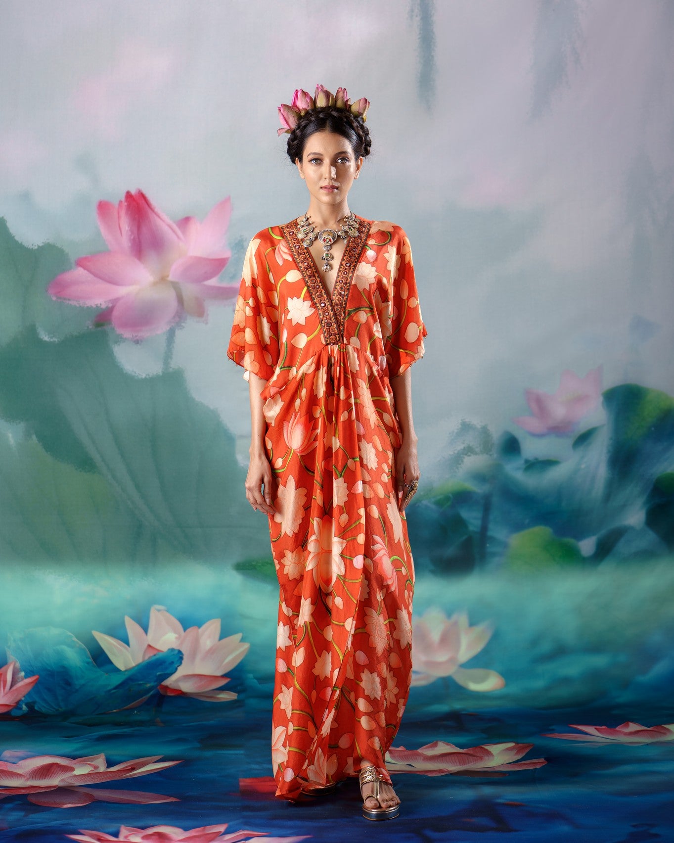 Pichwai : Kusum - Rust
