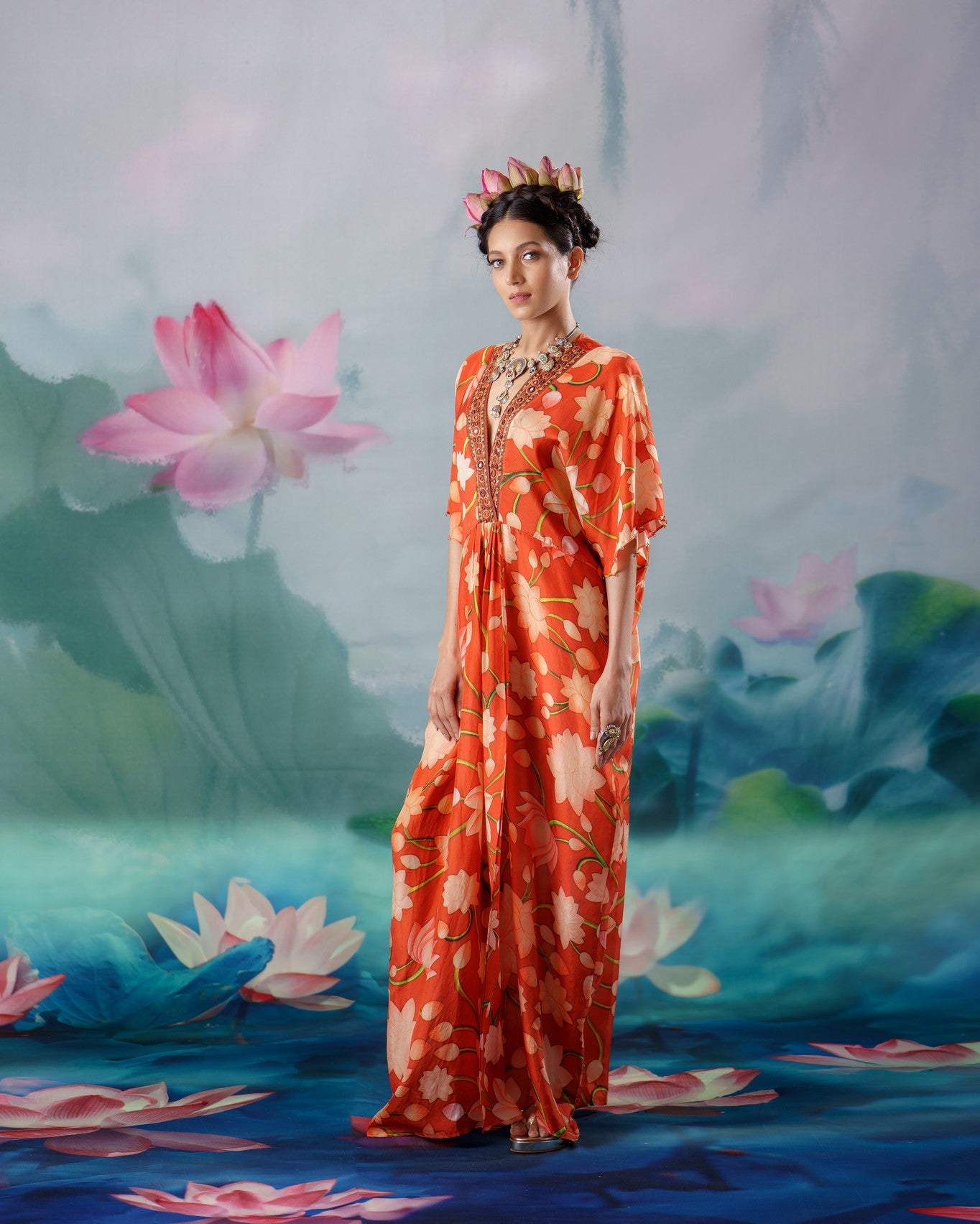 Pichwai : Kusum - Rust