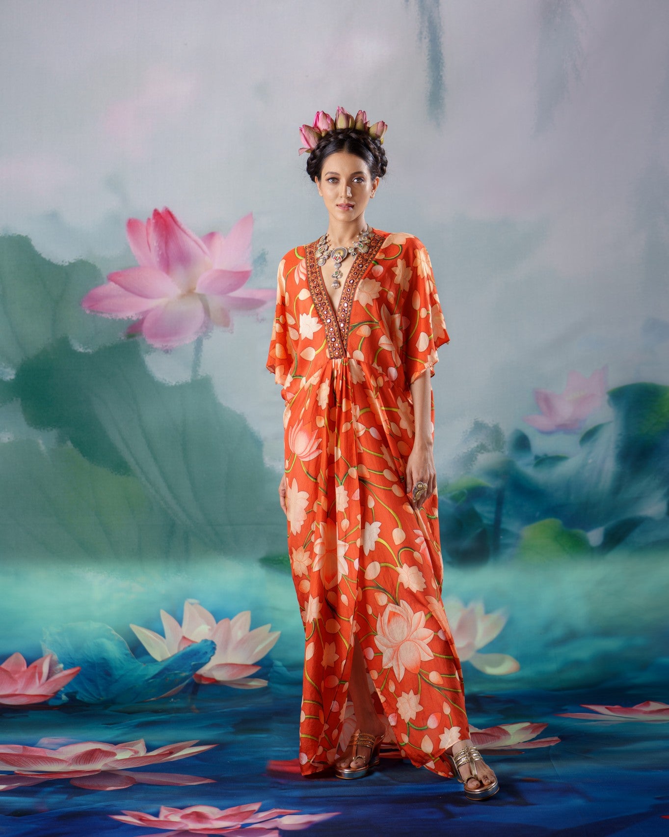 Pichwai : Kusum - Rust