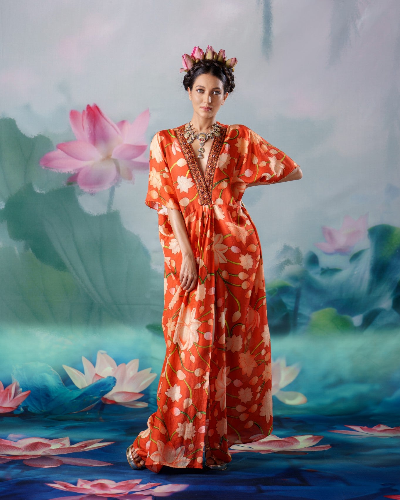 Pichwai : Kusum - Rust