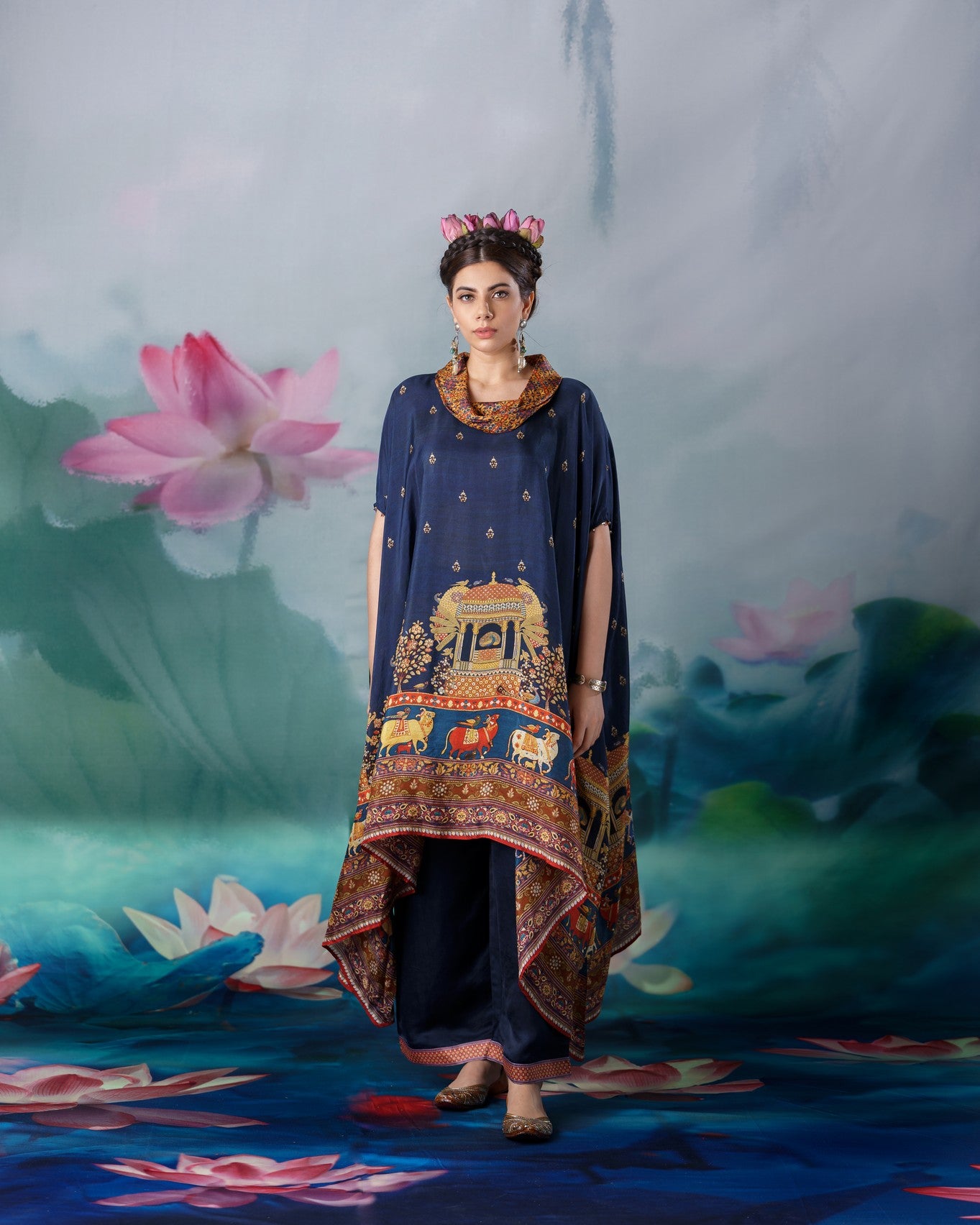 Pichwai : Lavanya - Blue