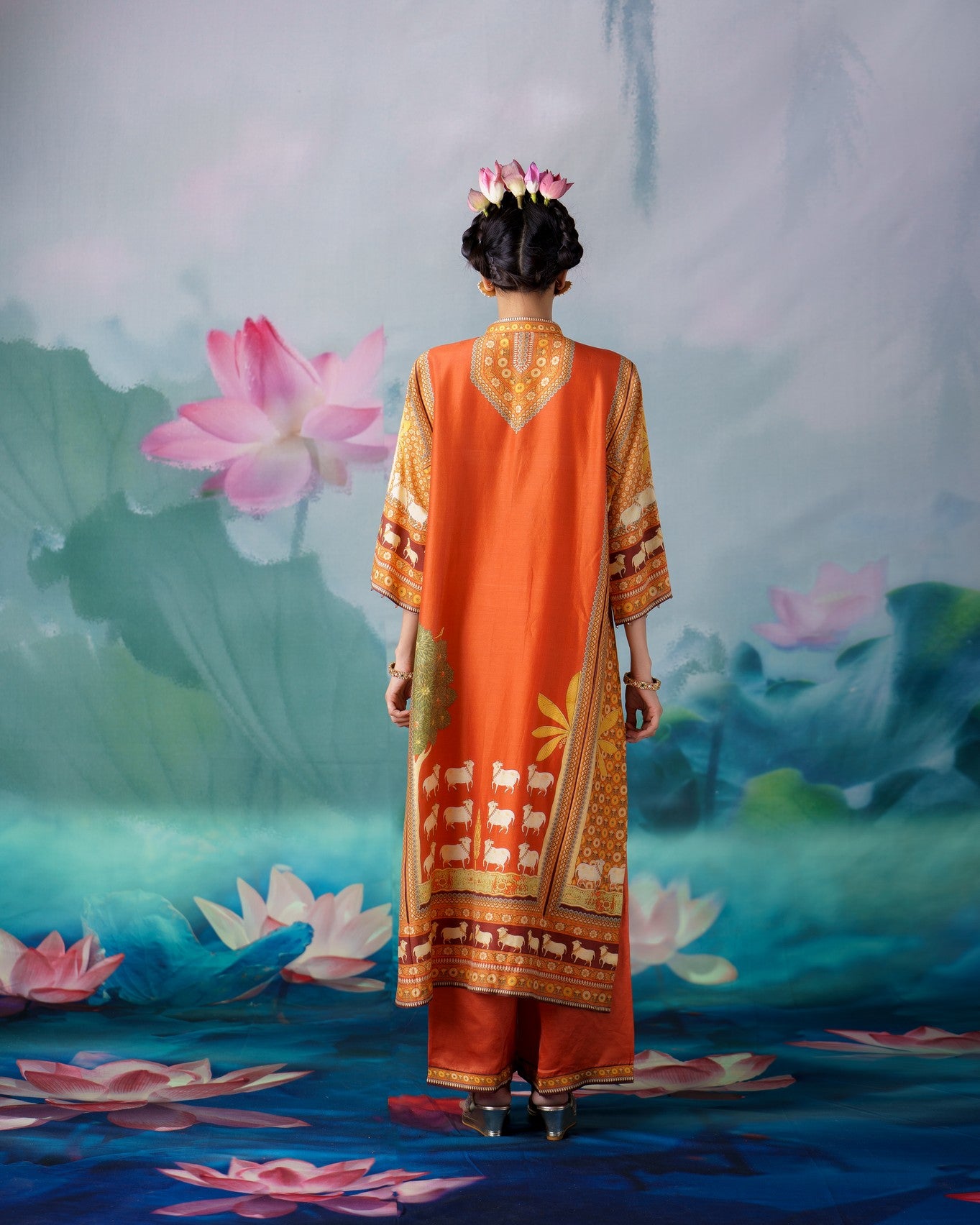 Pichwai : Ghazala - Rust