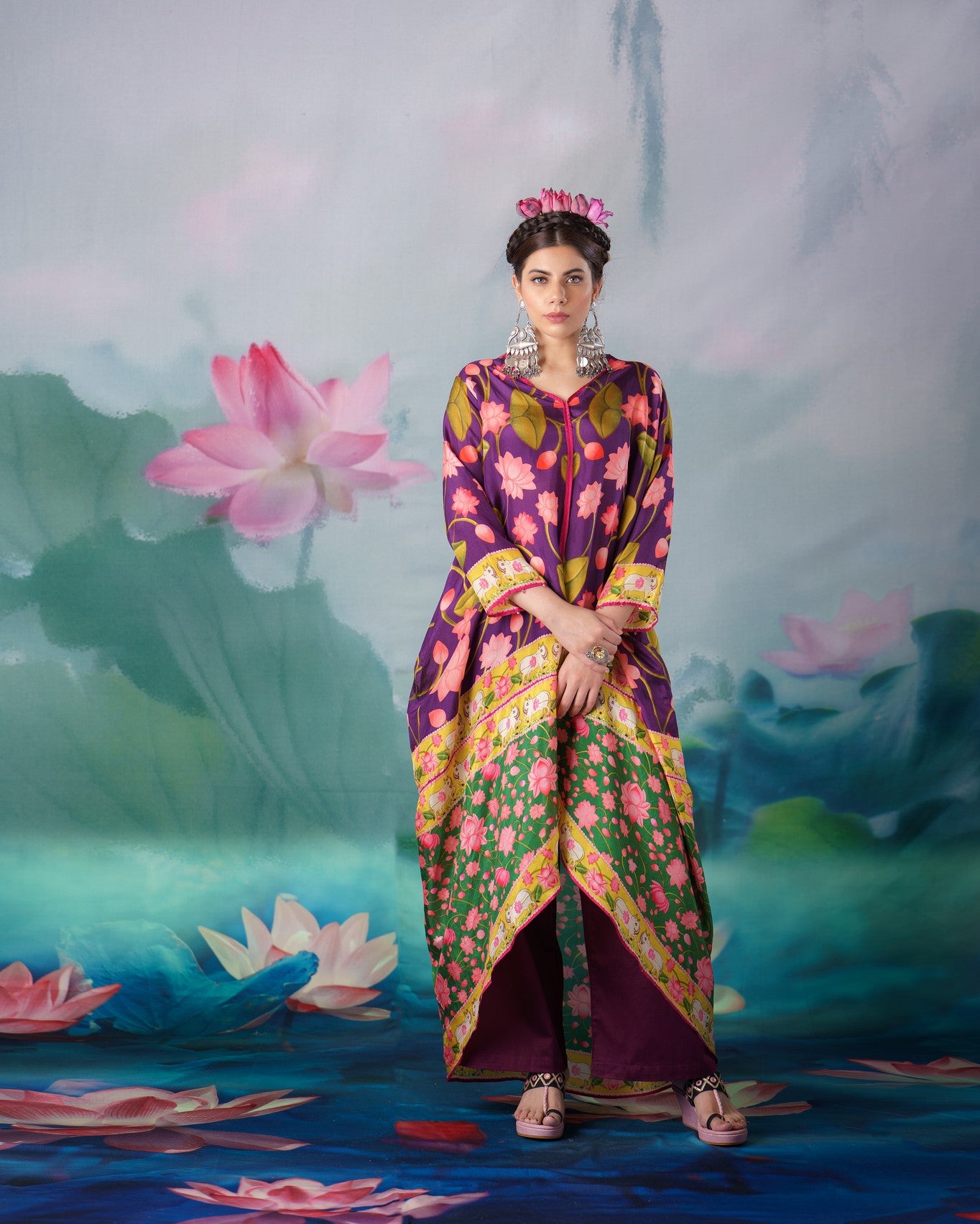 Pichwai : Eila - Purple