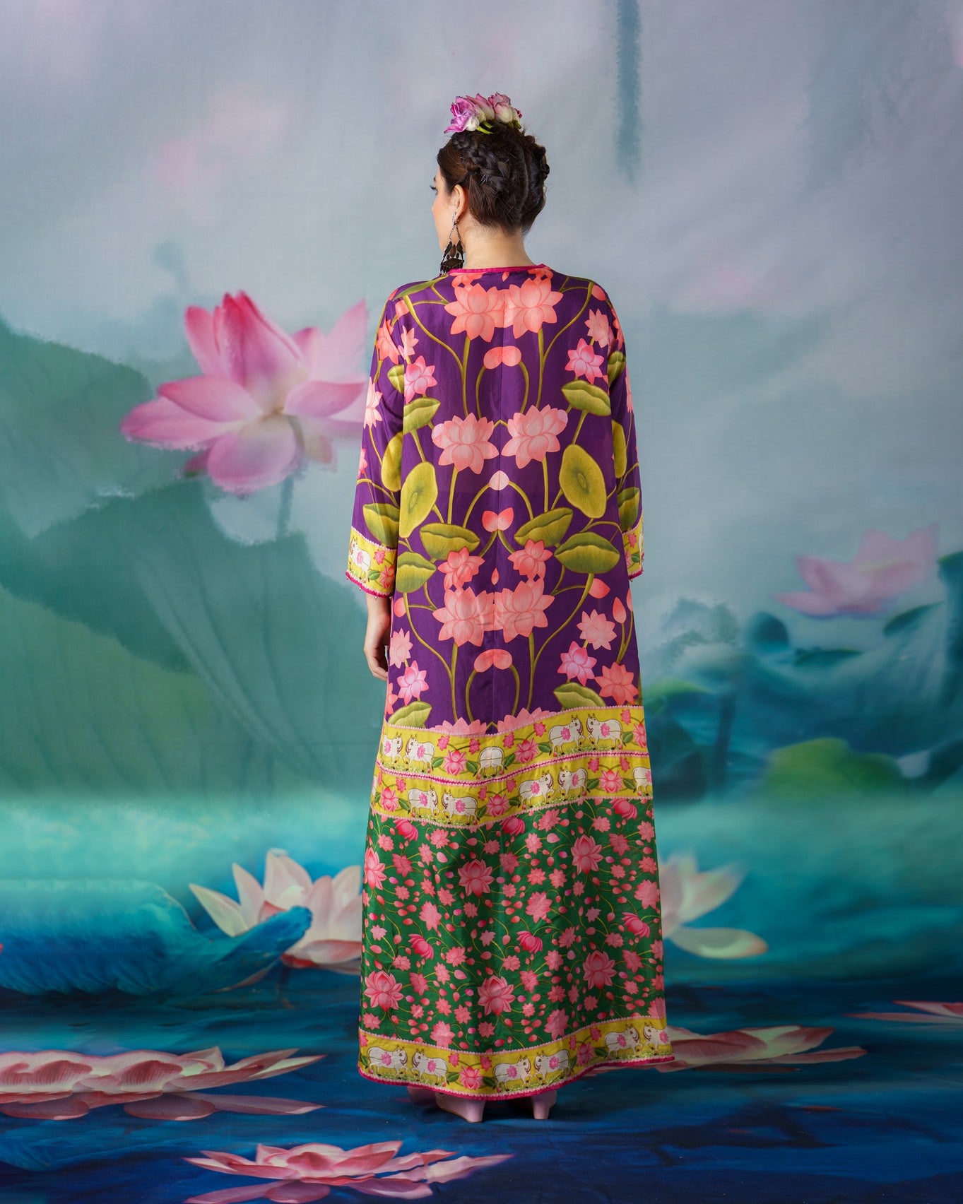 Pichwai : Eila - Purple