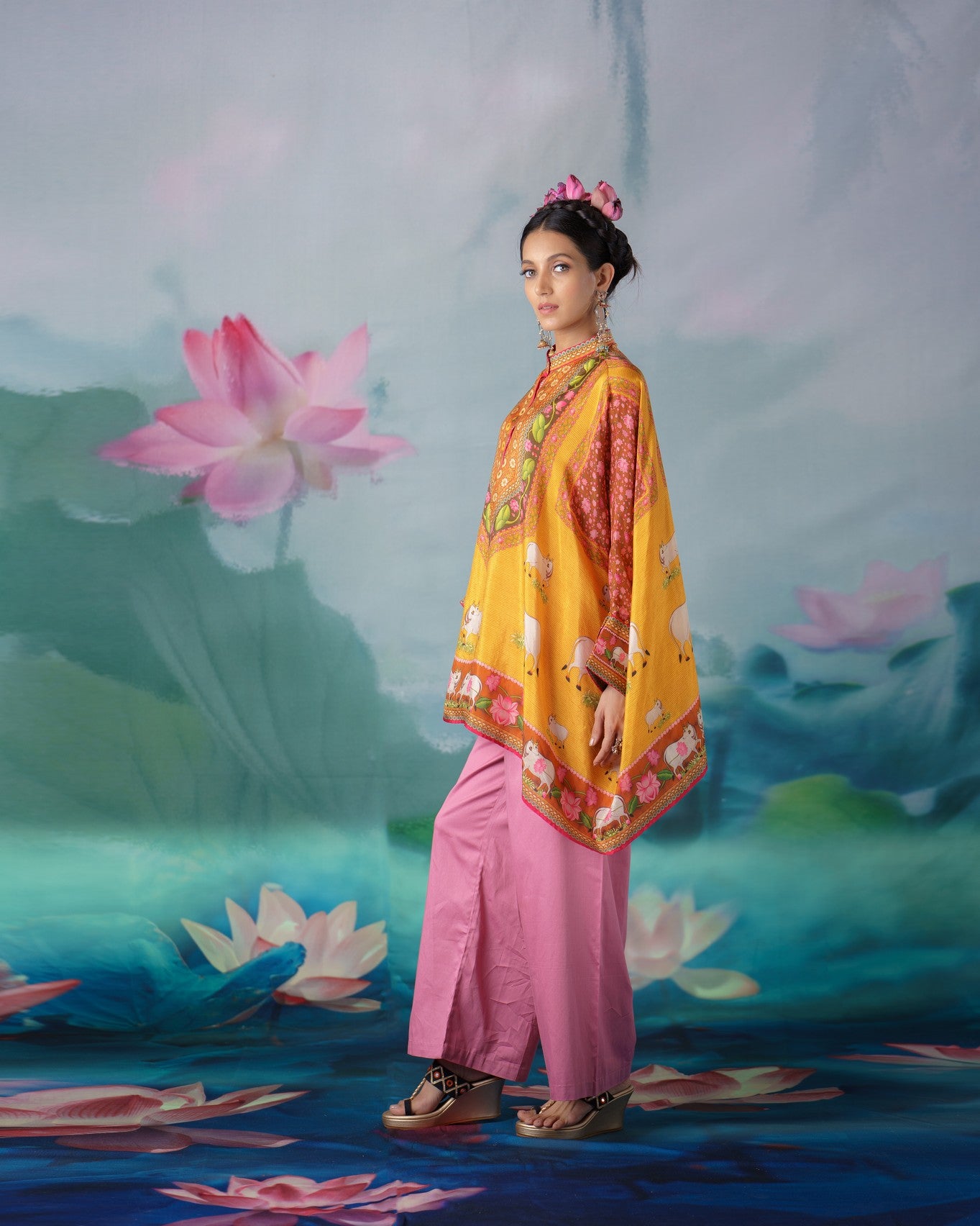 Pichwai : Chanel - Mustard