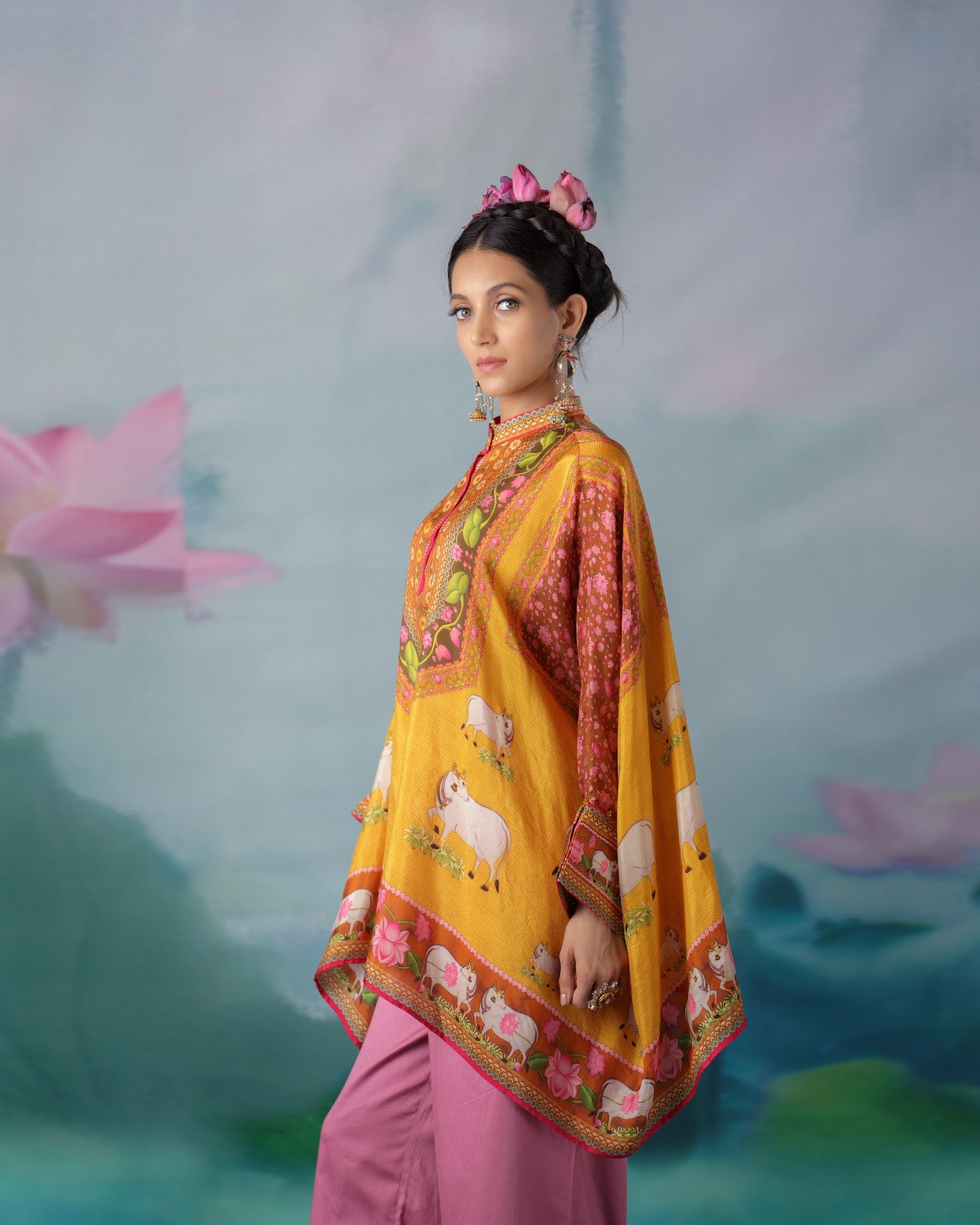 Pichwai : Chanel - Mustard