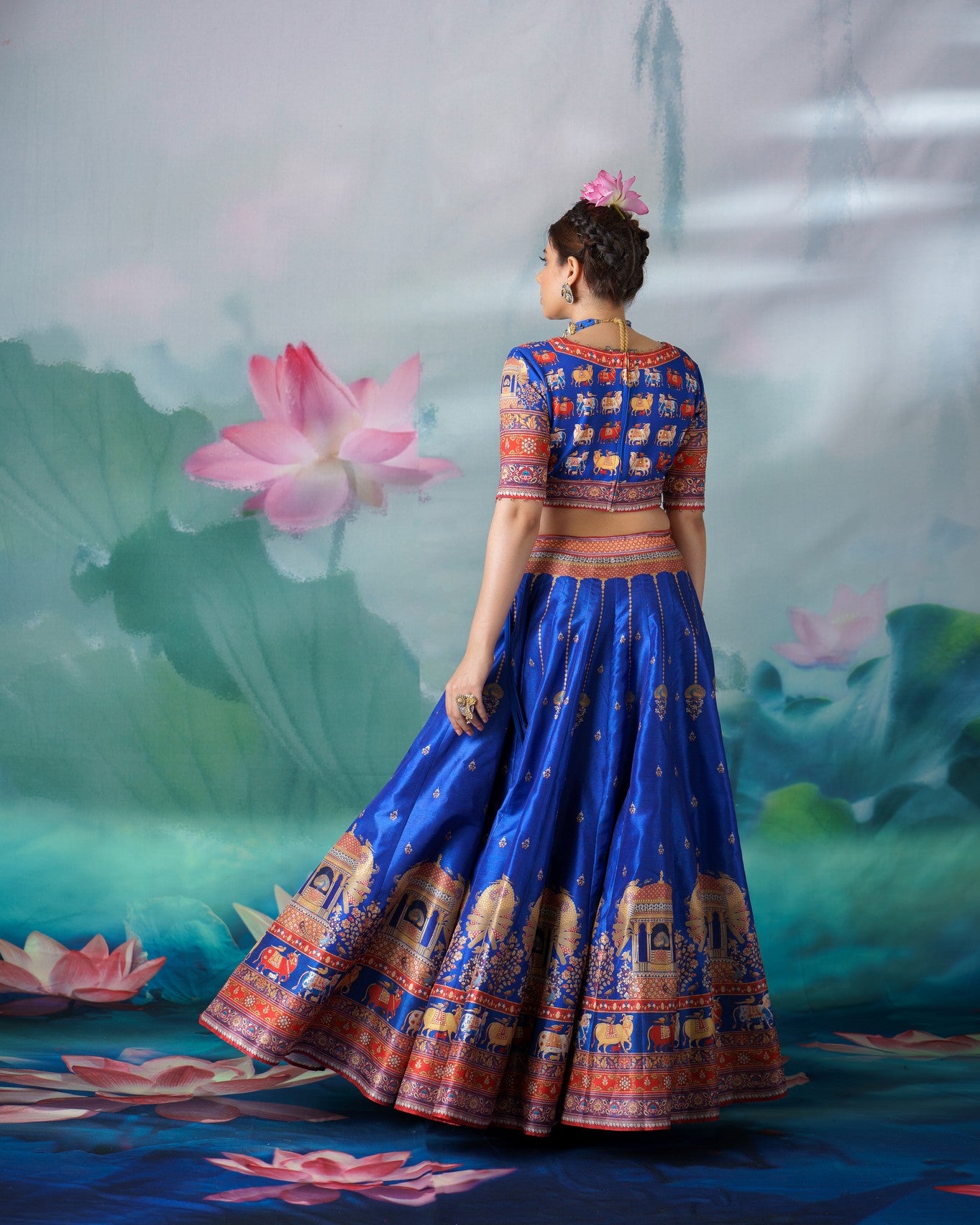 Pichwai : Leela - Blue