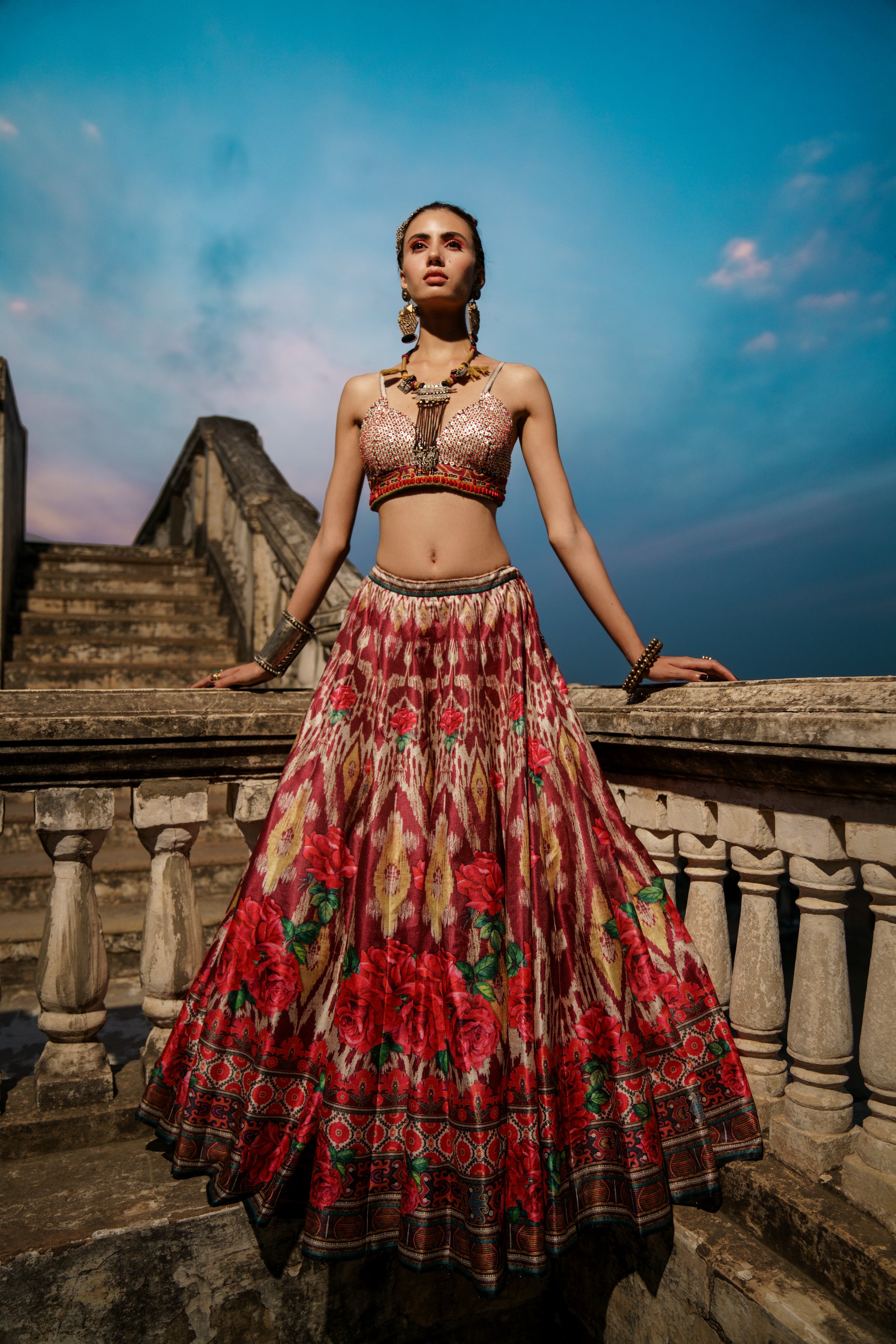 Tashkent : Varsha Leela - Nude/Warm Berry