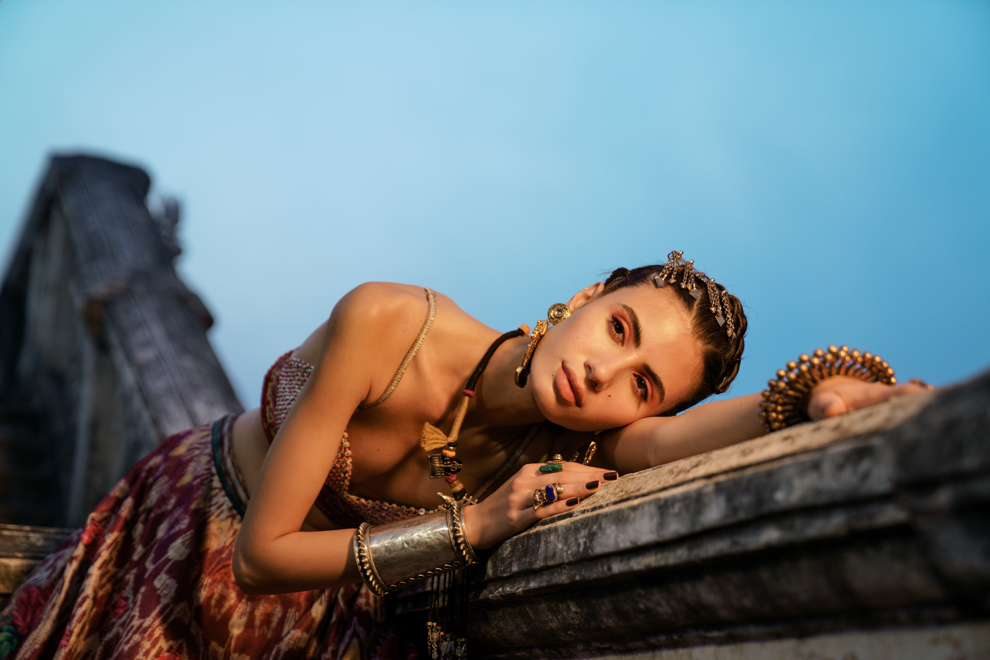 Tashkent : Varsha Leela - Nude/Warm Berry