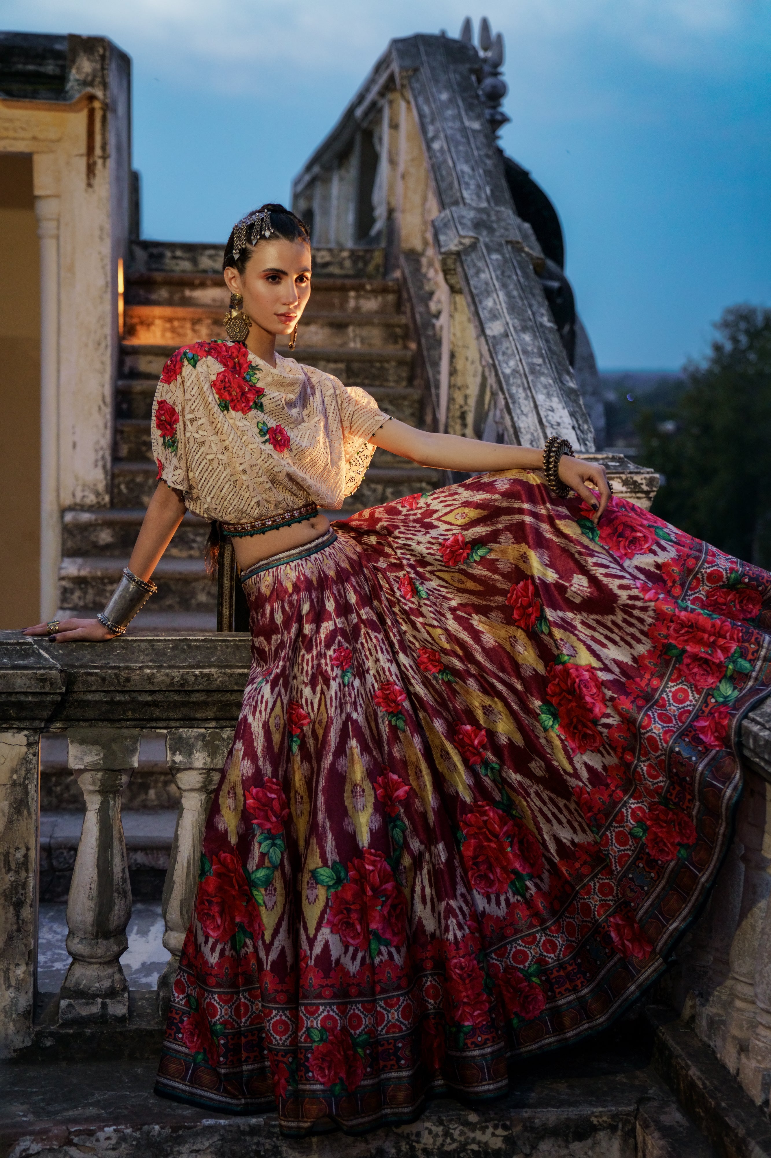 Tashkent : Varsha Leela - Nude/Warm Berry