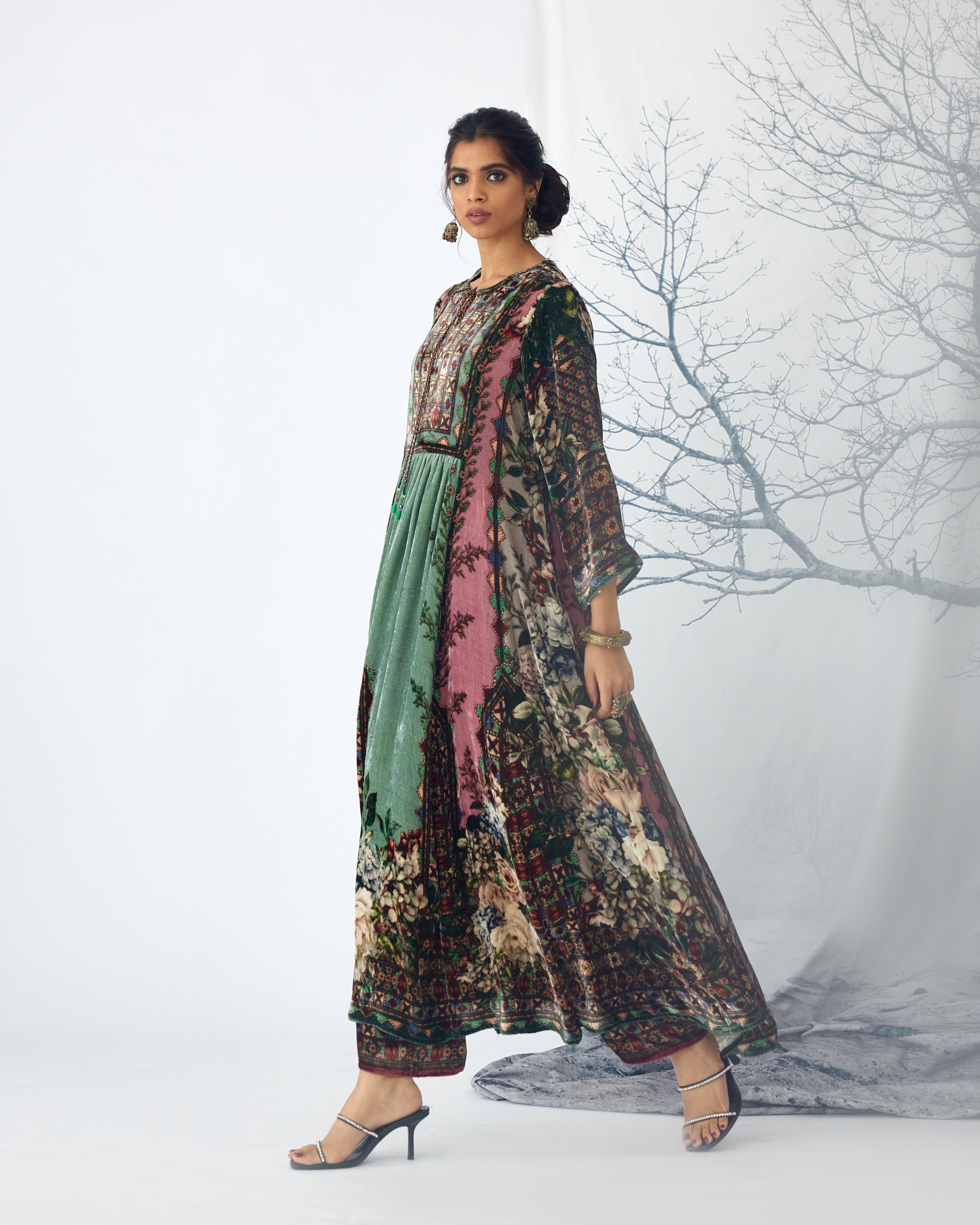 Notting Hill : Anisha - Sage/Dusty Rose