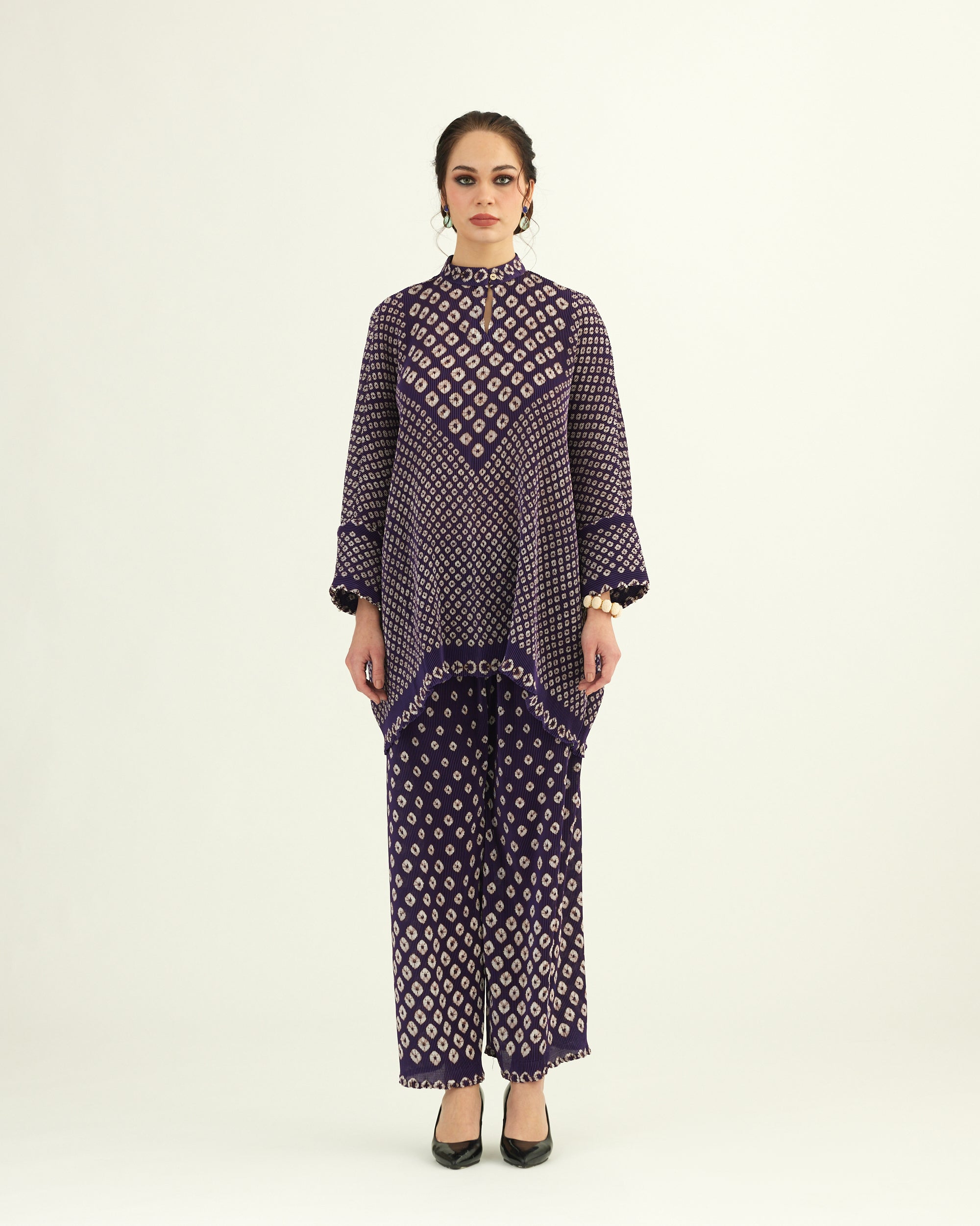 Dibbia Plisse : Chanel Purple (2pc Set)