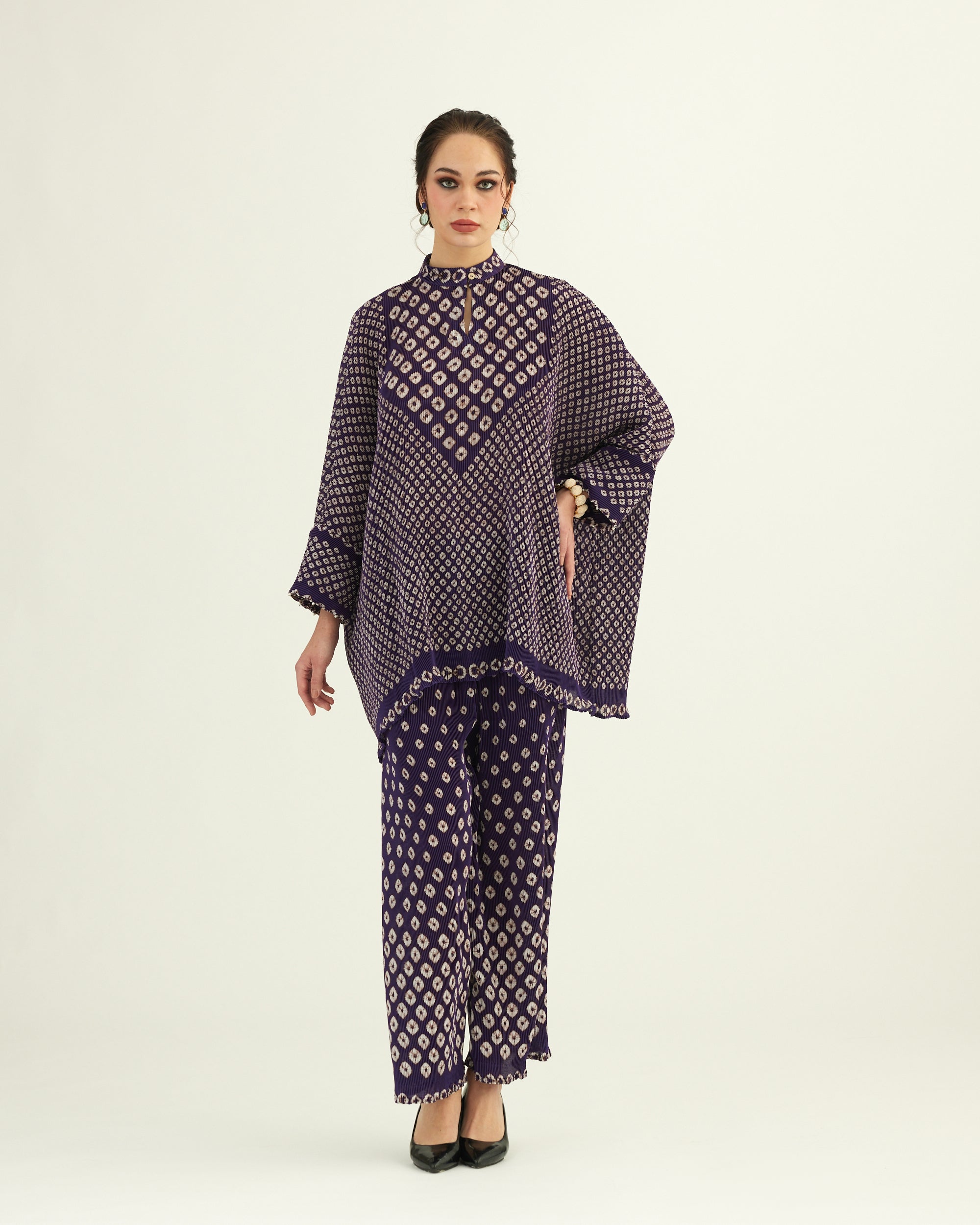Dibbia Plisse : Chanel Purple (2pc Set)