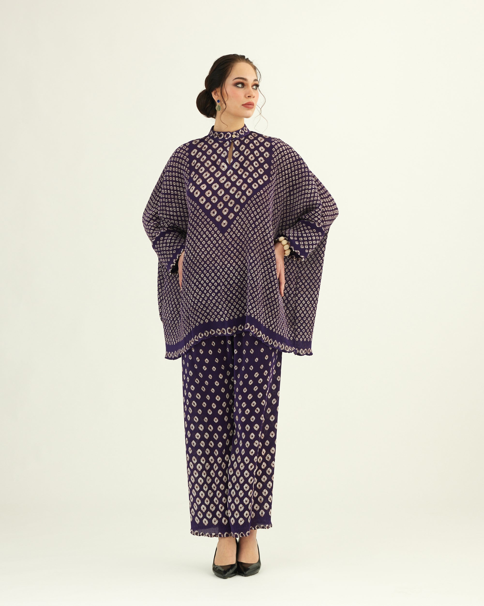 Dibbia Plisse : Chanel Purple (2pc Set)