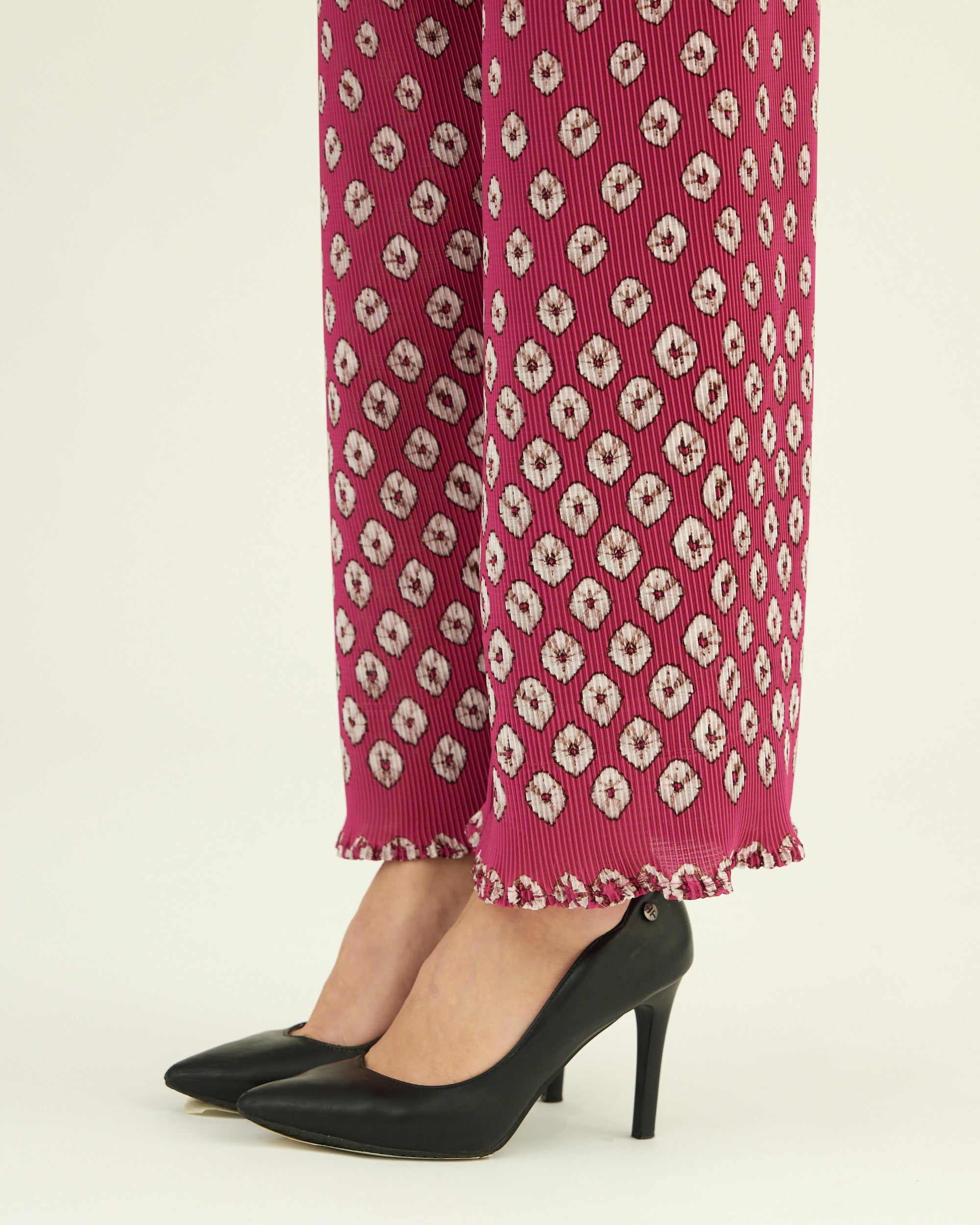 Dibbia Plisse : Chanel Fuchsia (2pc Set)