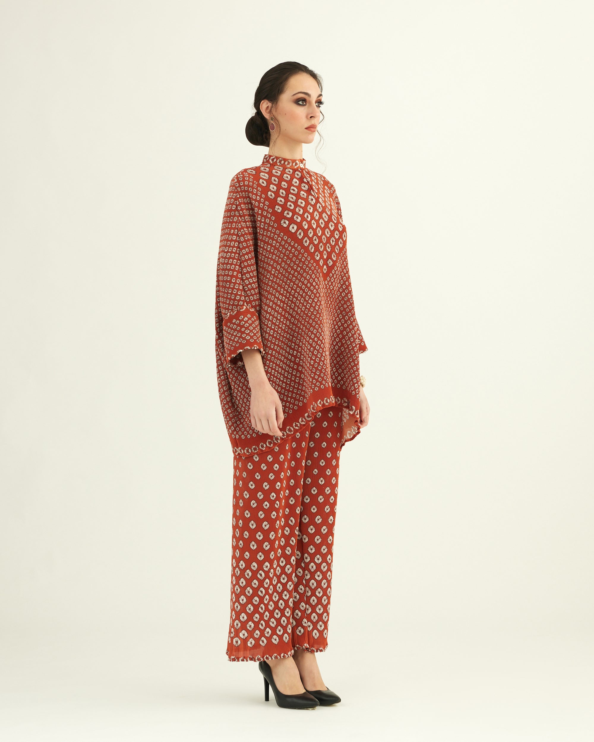 Dibbia Plisse : Chanel Rust (2pc Set)