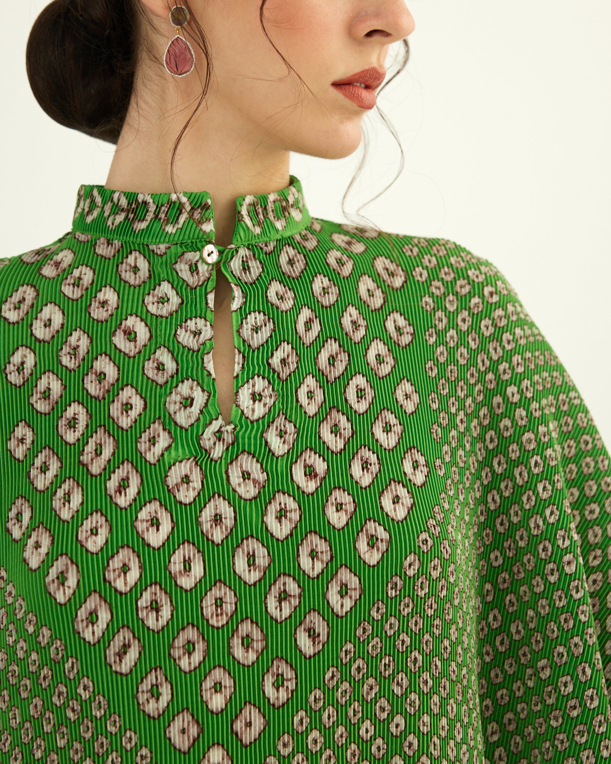 Dibbia Plisse : Chanel Lime (2pc Set)