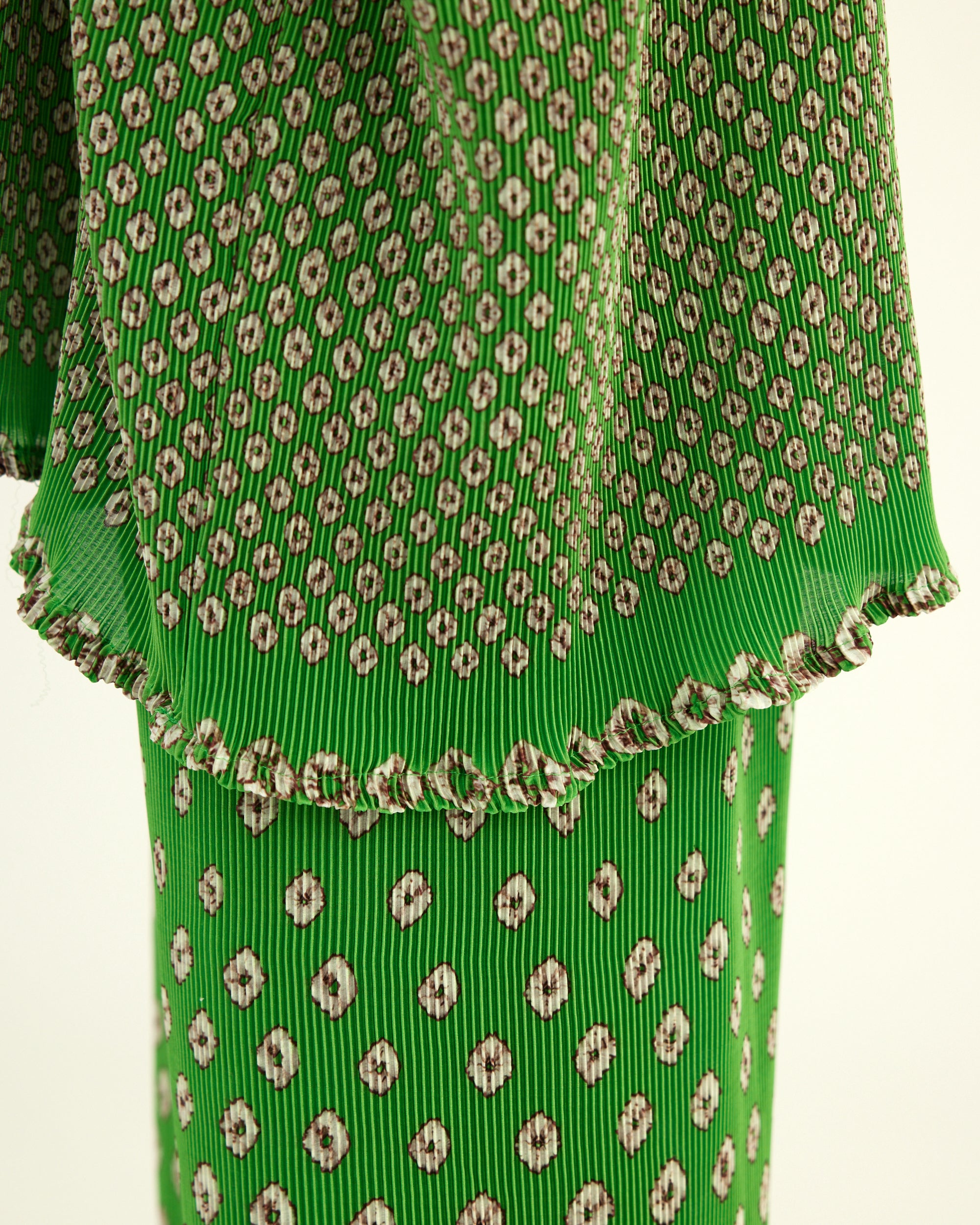 Dibbia Plisse : Chanel Lime (2pc Set)