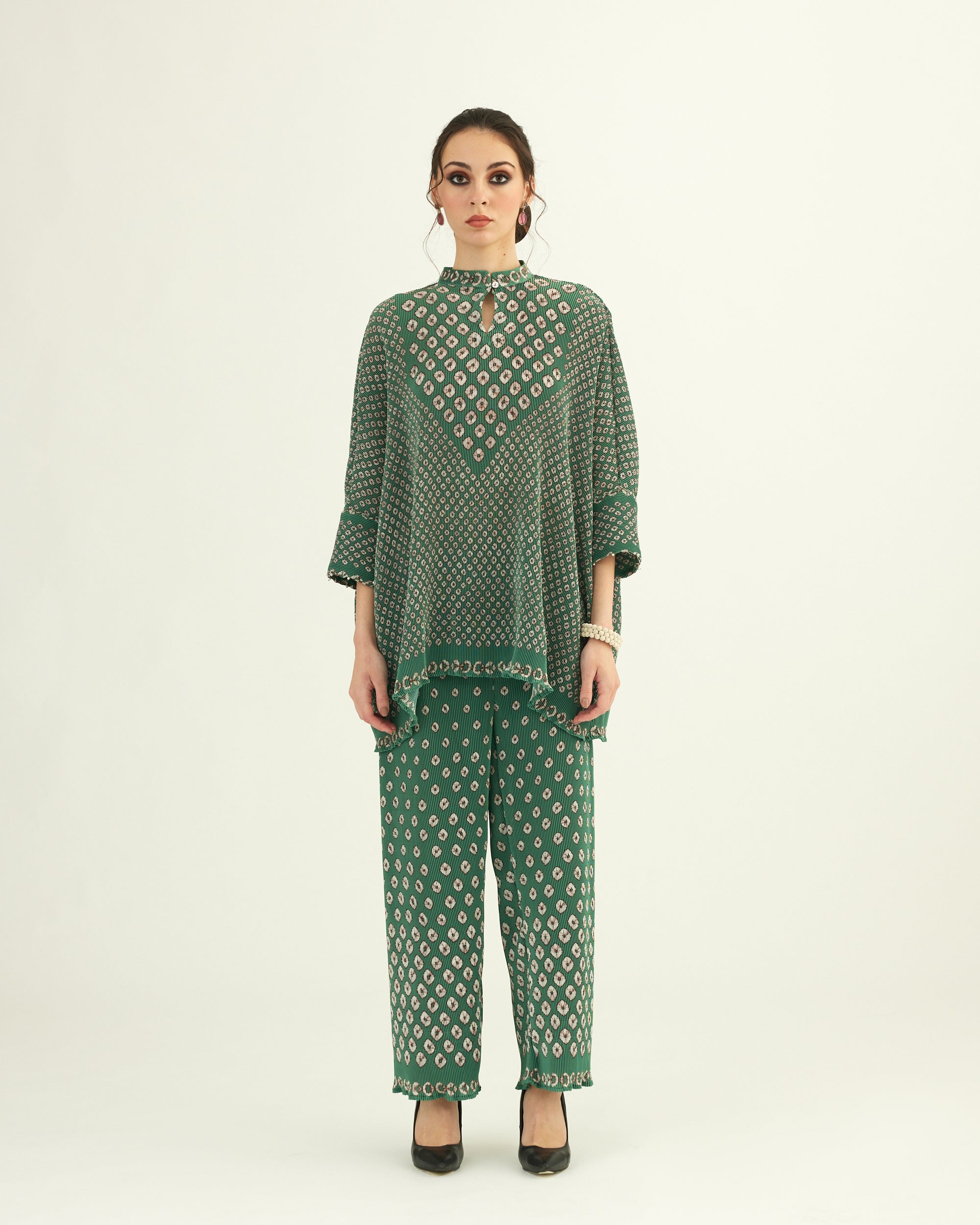 Dibbia Plisse : Chanel Jade (2pc Set)
