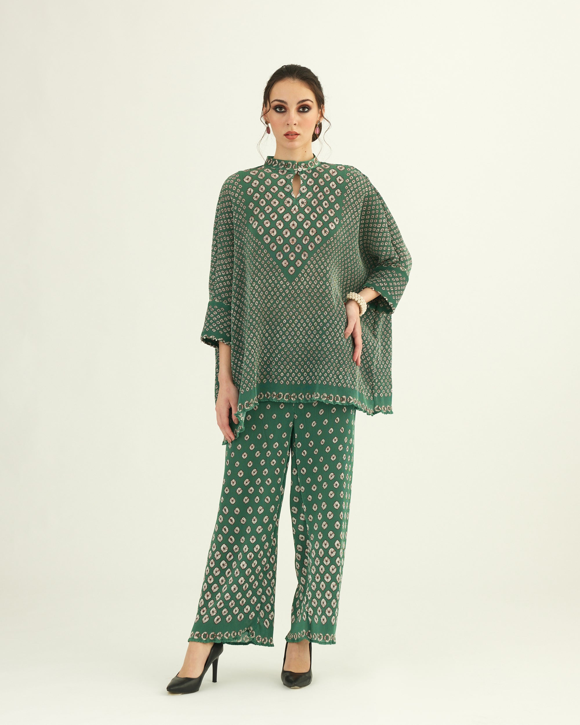 Dibbia Plisse : Chanel Jade (2pc Set)
