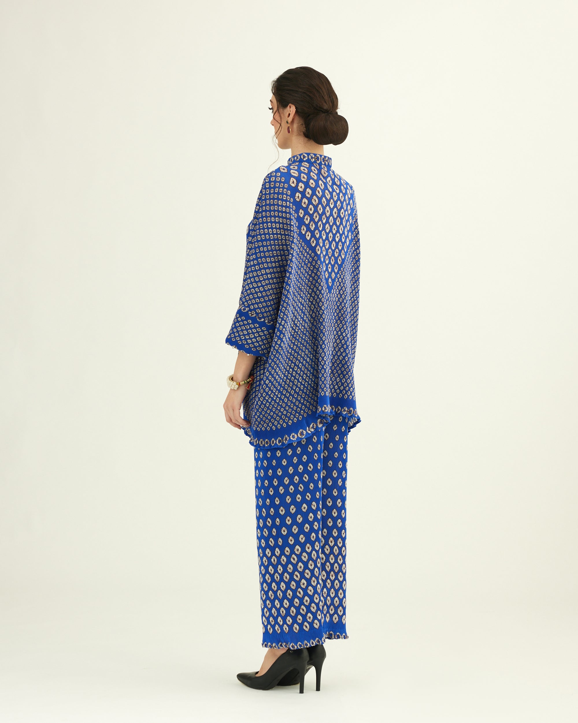 Dibbia Plisse : Chanel Cobalt (2pc Set)