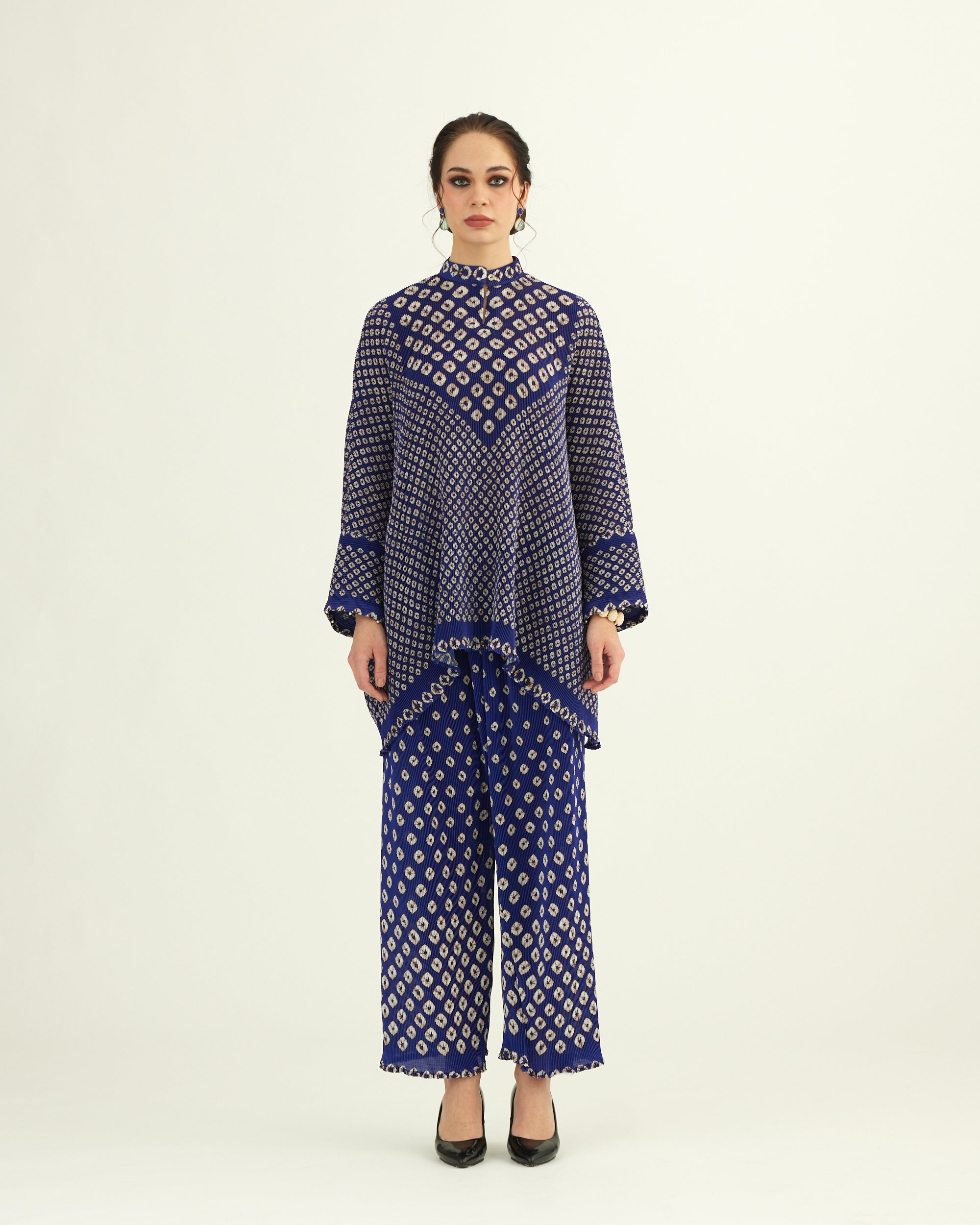 Dibbia Plisse : Chanel Navy (2pc Set)