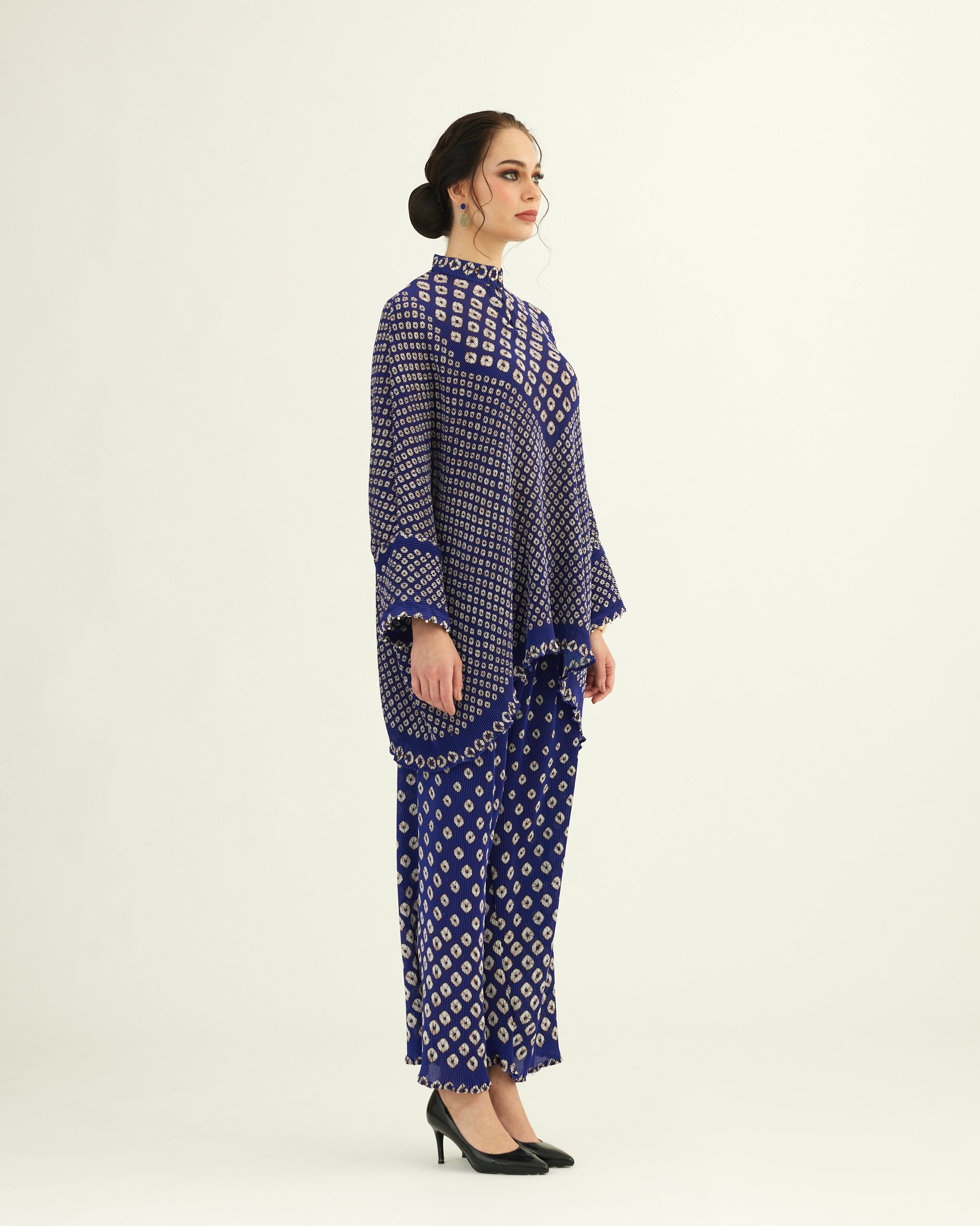 Dibbia Plisse : Chanel Navy (2pc Set)