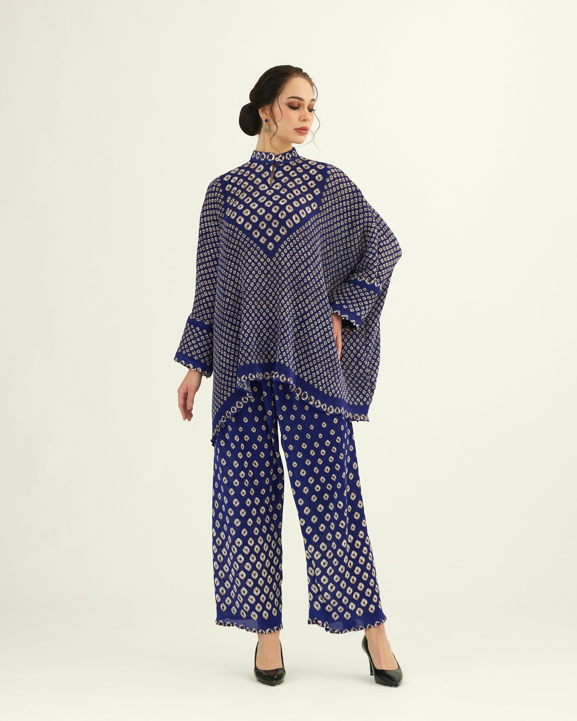 Dibbia Plisse : Chanel Navy (2pc Set)
