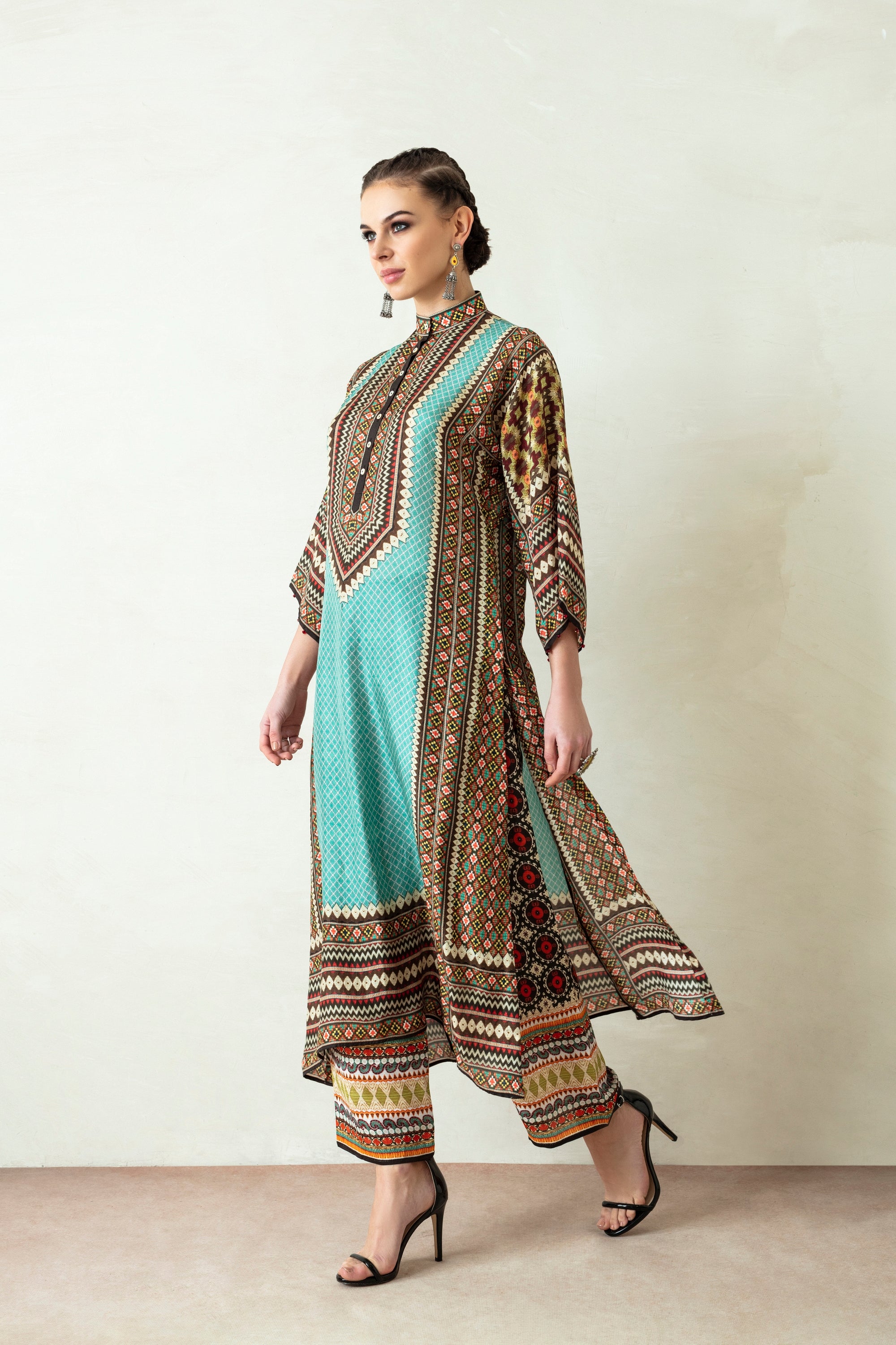 Suzani : Ghazala - Aqua