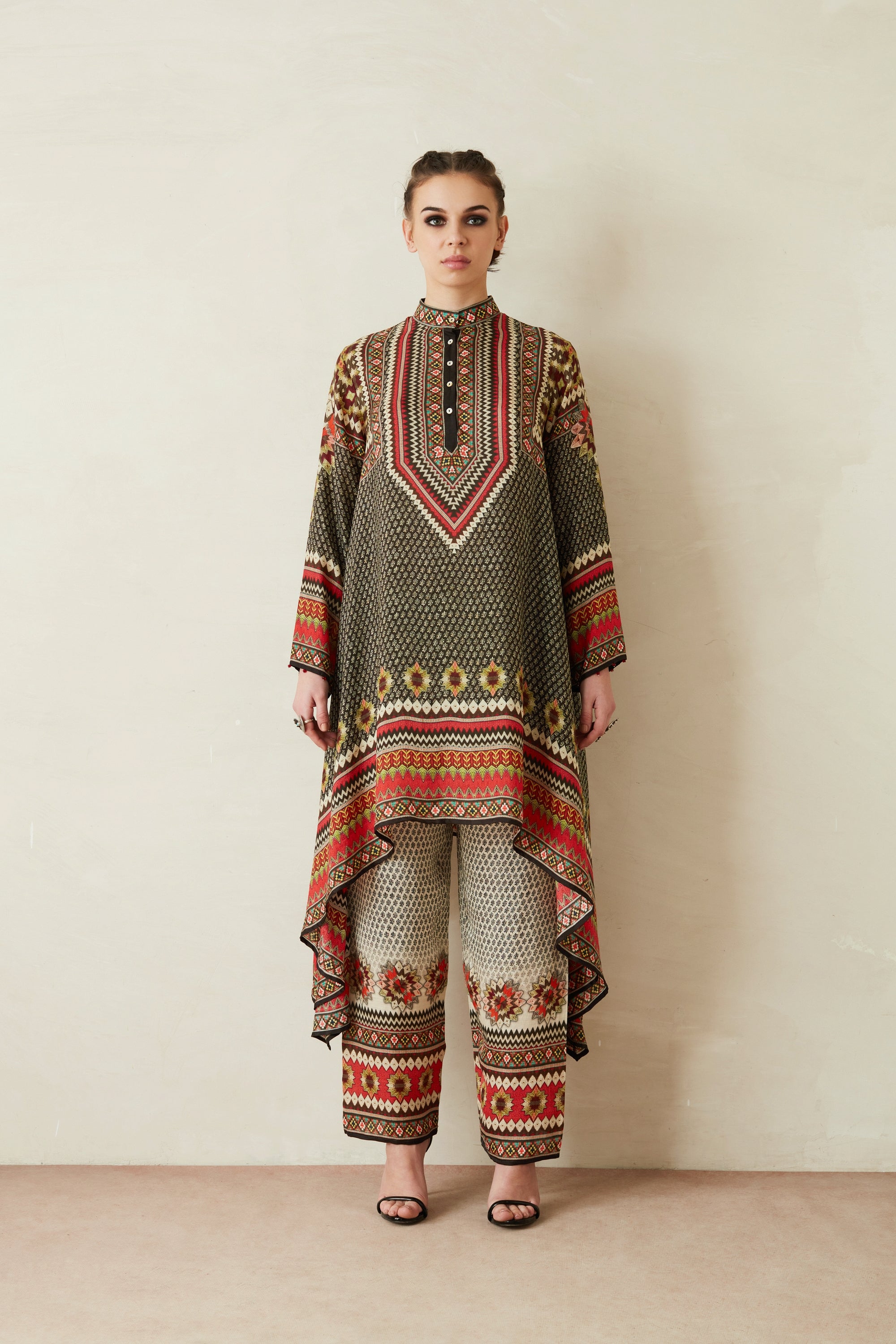 Bagru : Navya - Charcoal