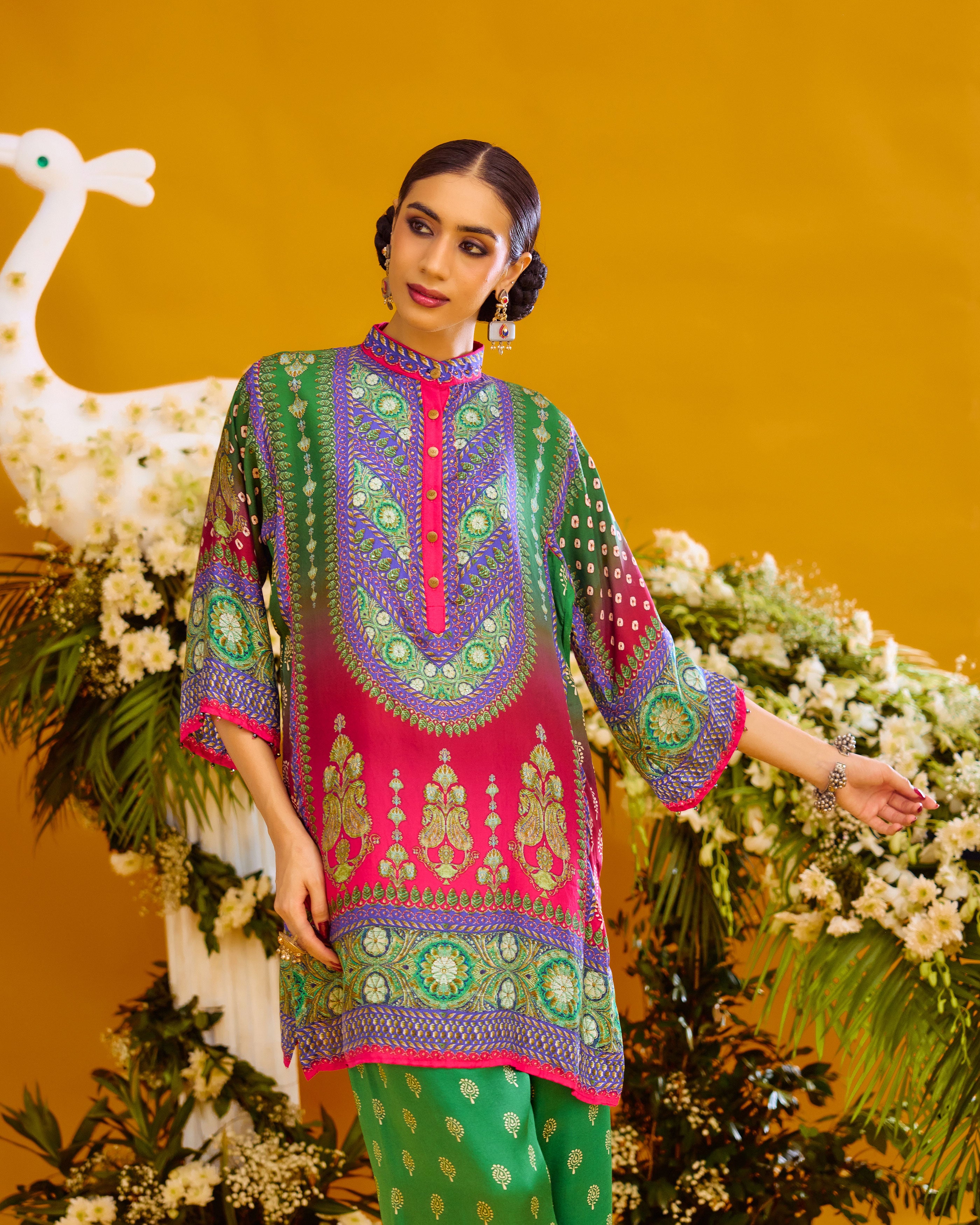 Baati : Ghazal - Green