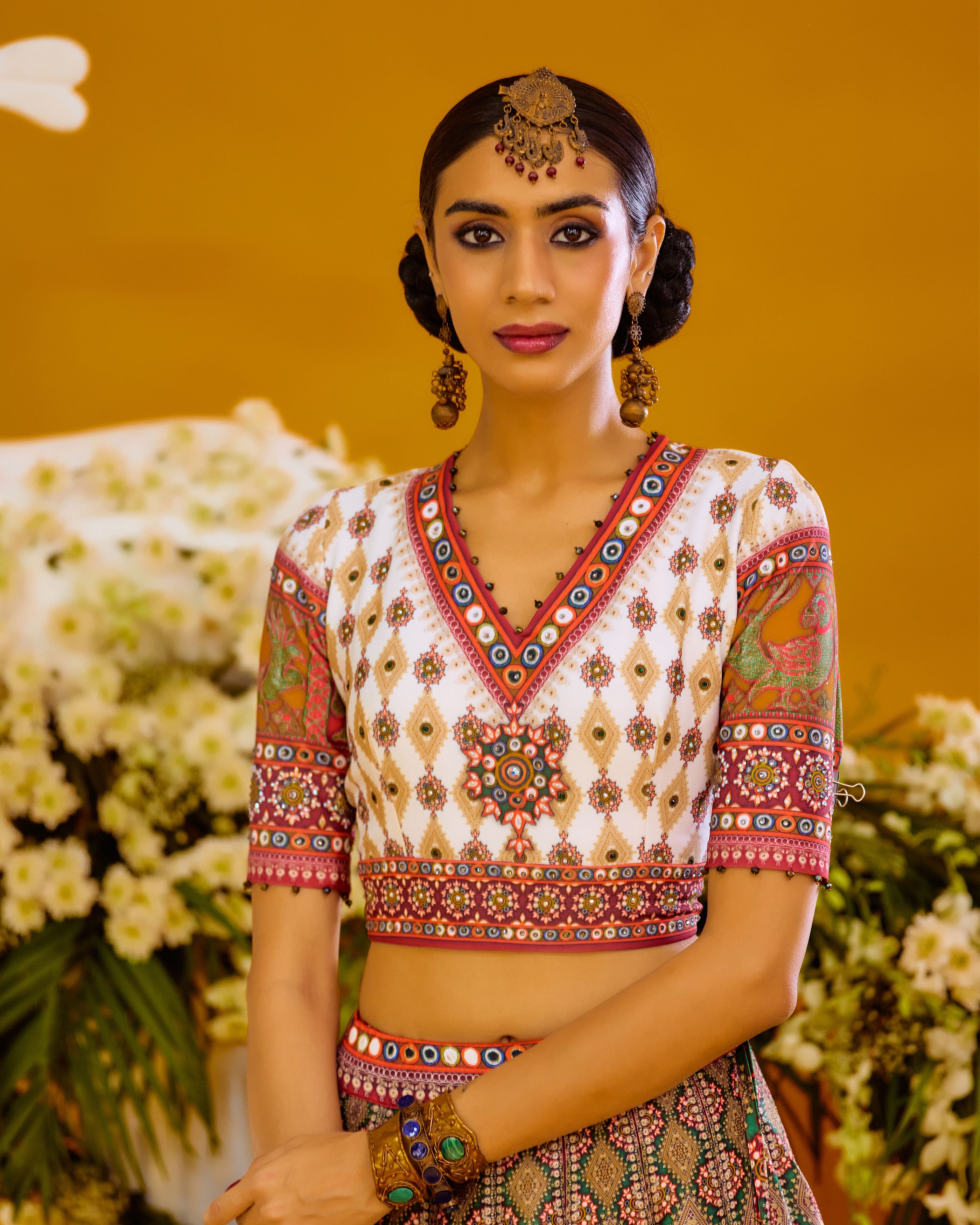 Baati : Leela - Multi/Green